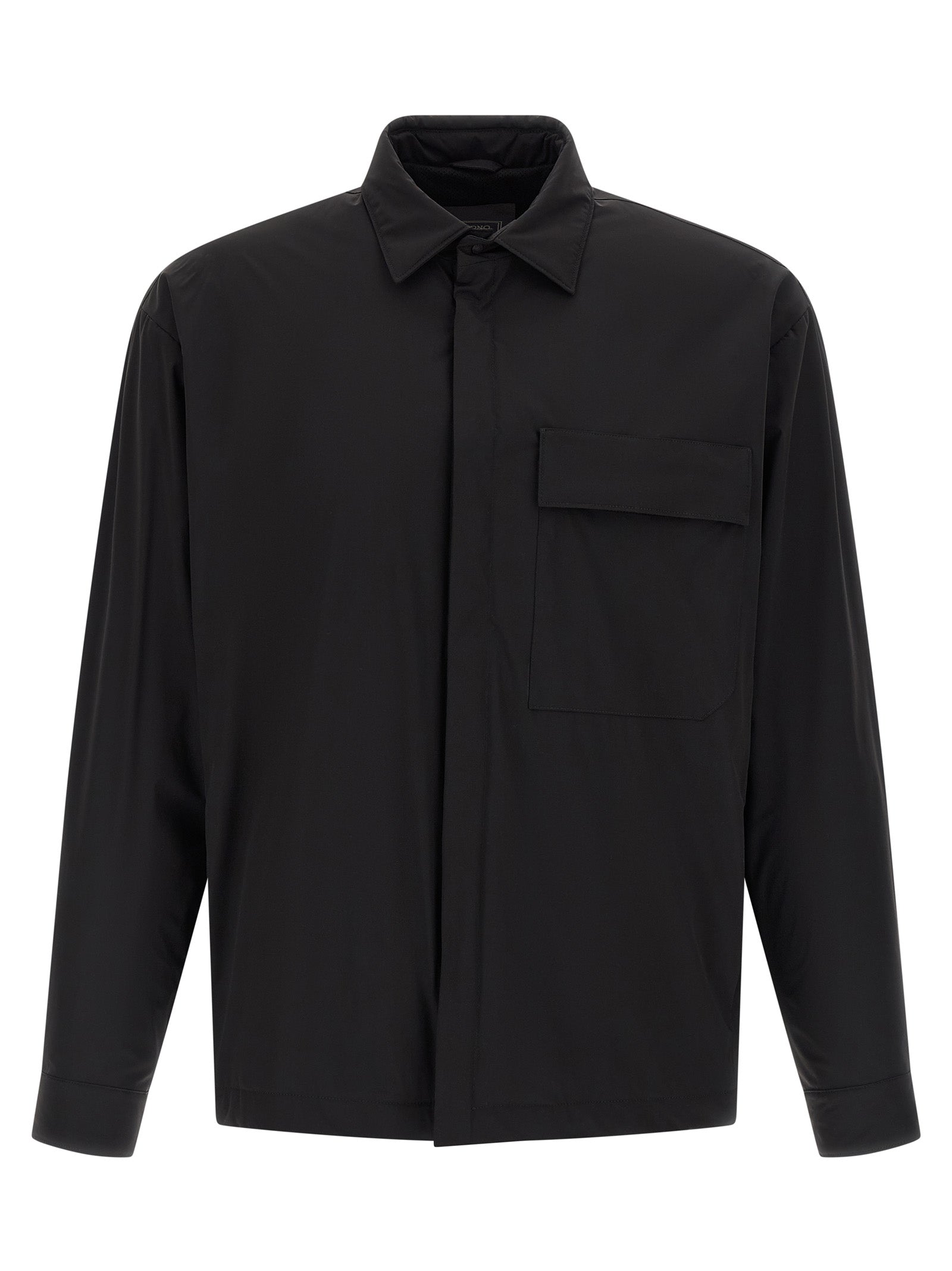 Herno Black Polyamide Shell Jacket