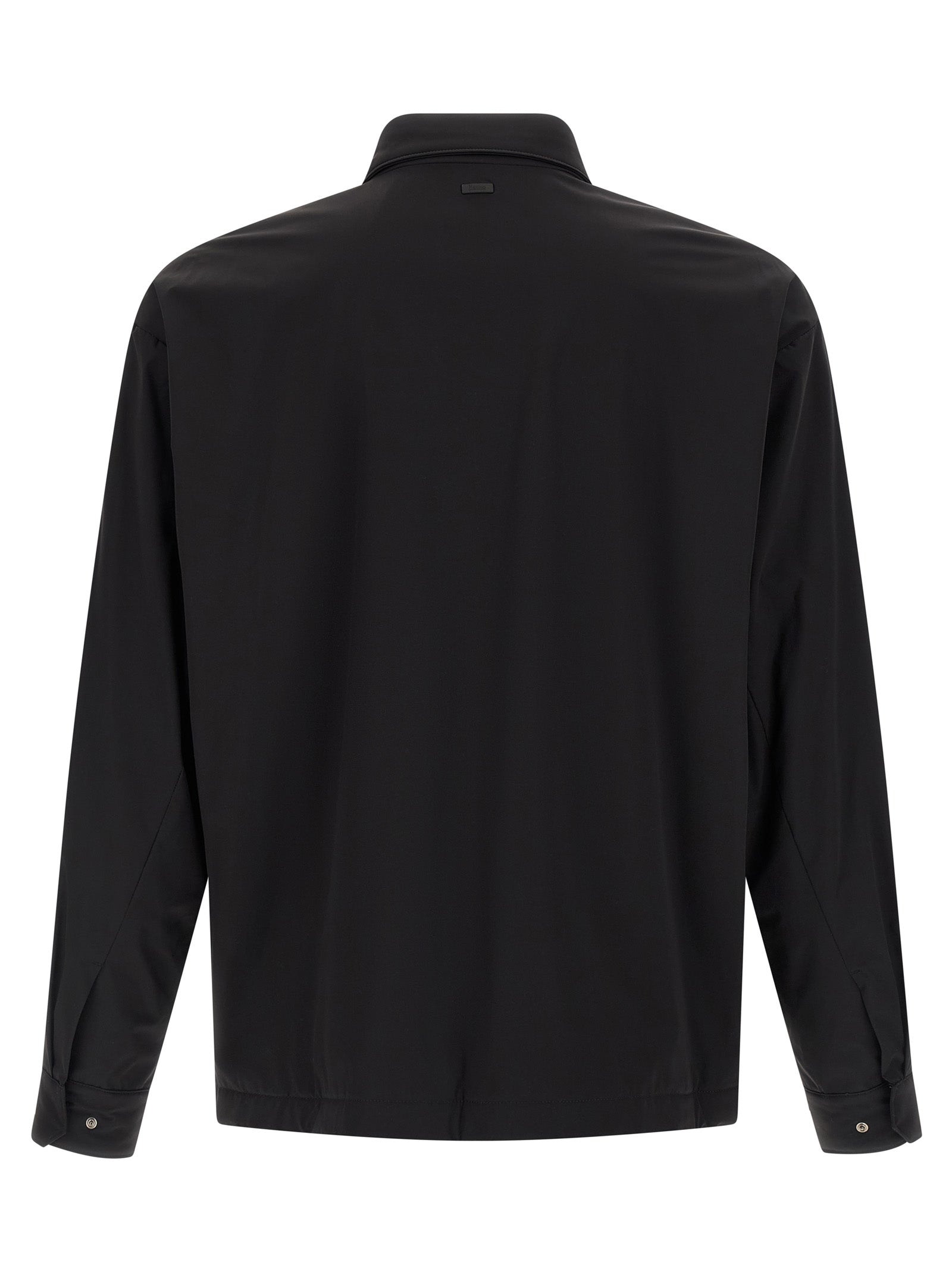Herno Black Polyamide Shell Jacket