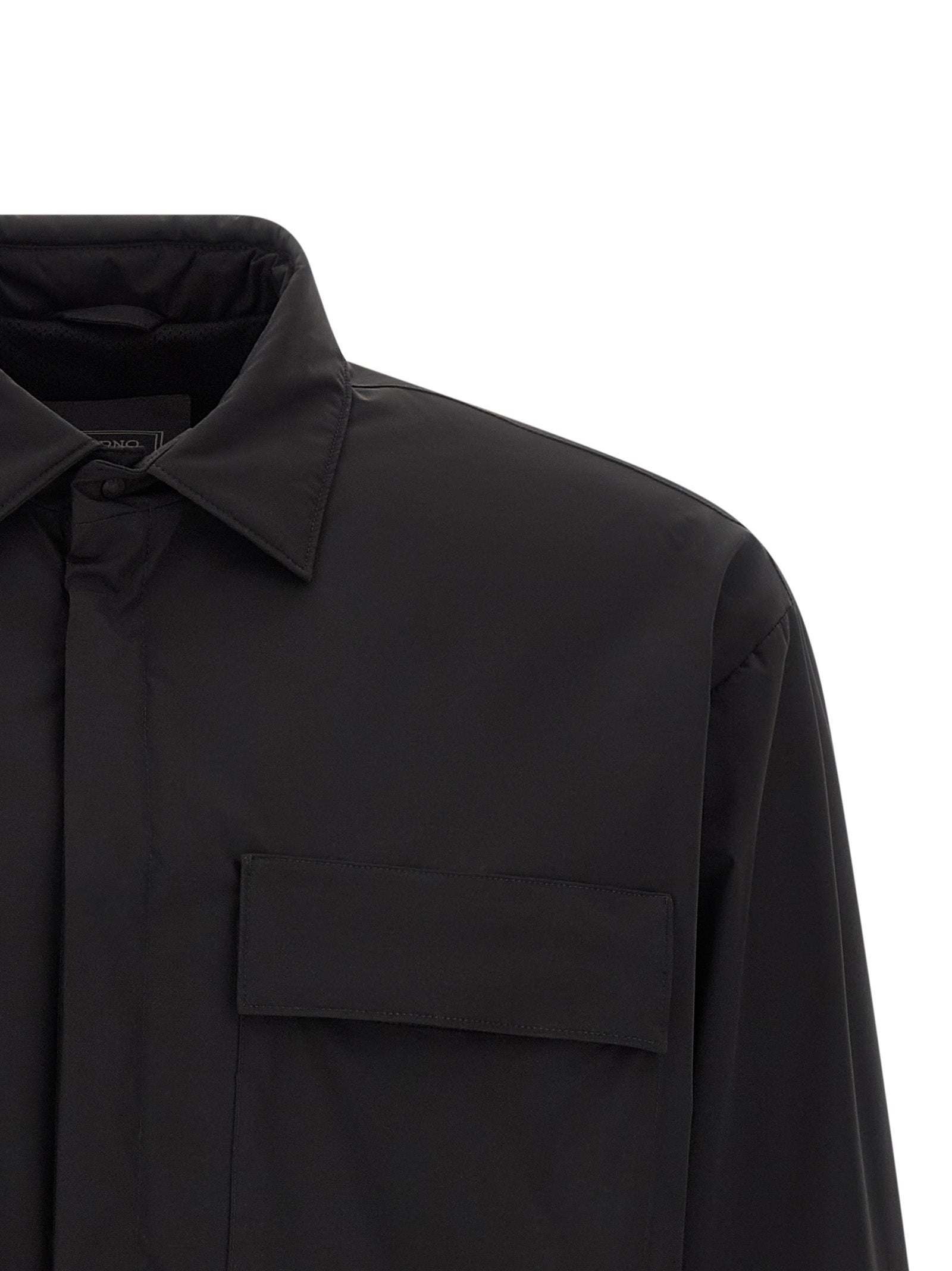 Herno Black Polyamide Shell Jacket