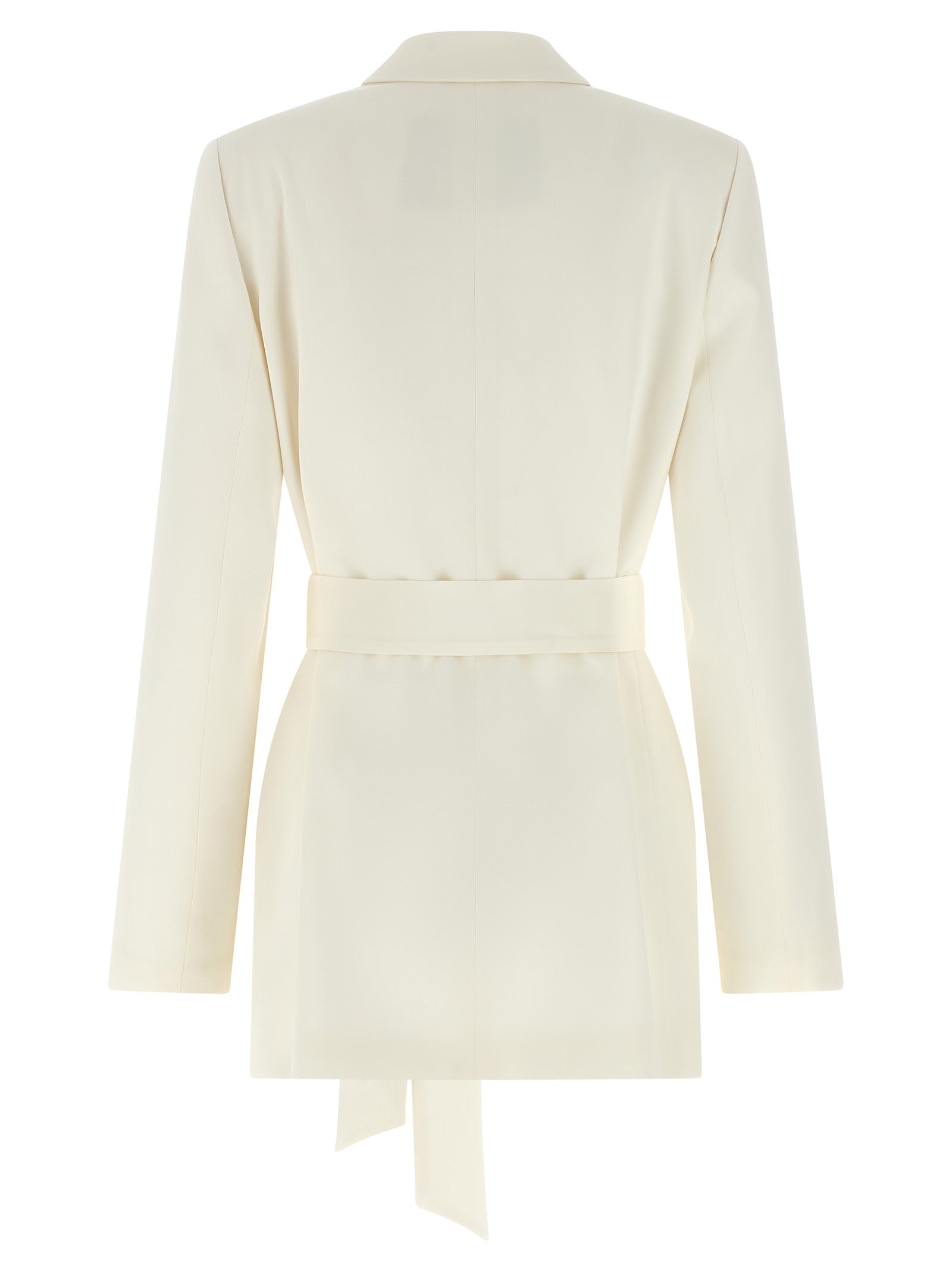 Kiton White Silk Blazer