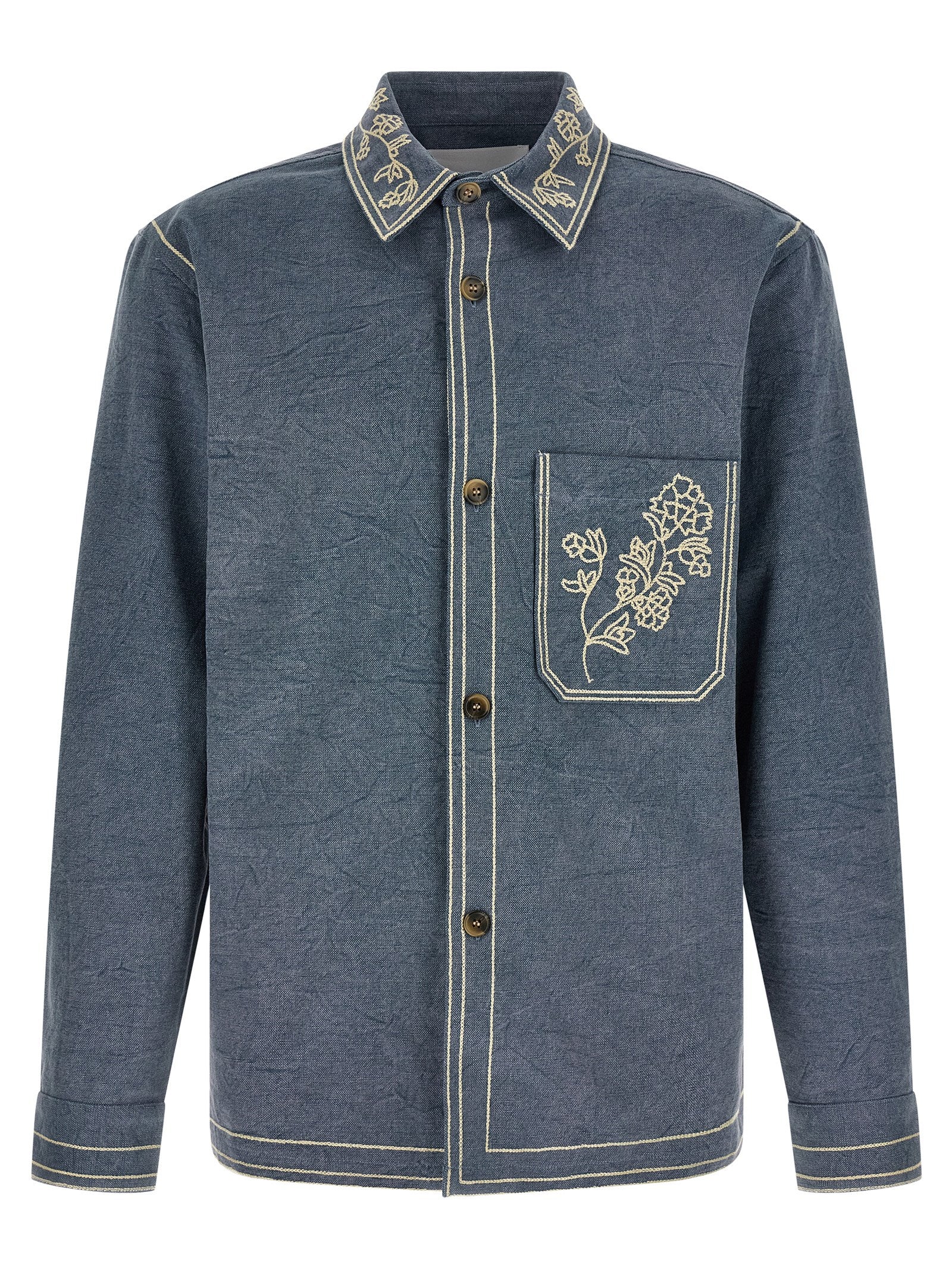 Isabel Marant Blue Cotton Blouse