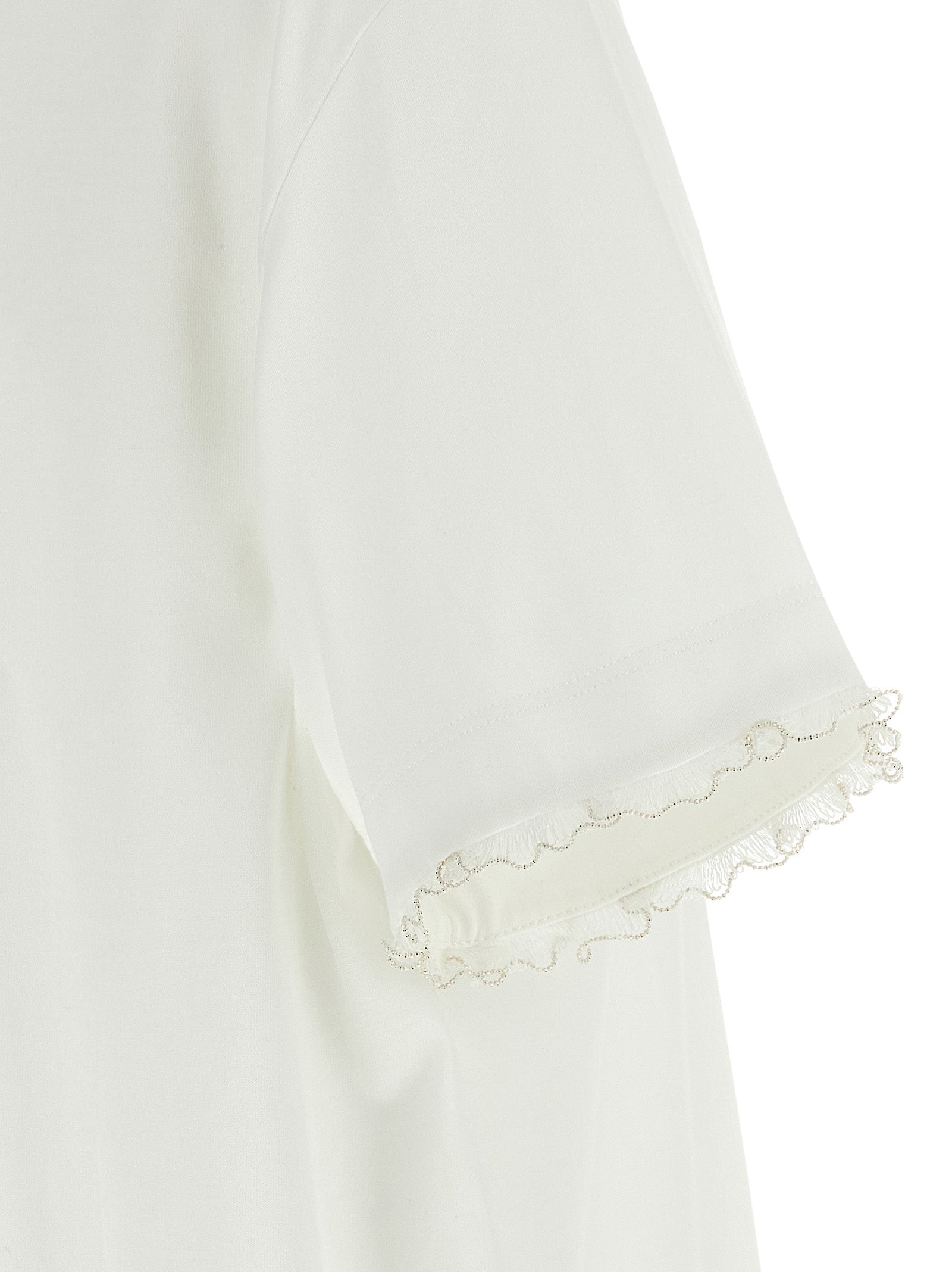Fabiana Filippi White Cotton T-Shirt
