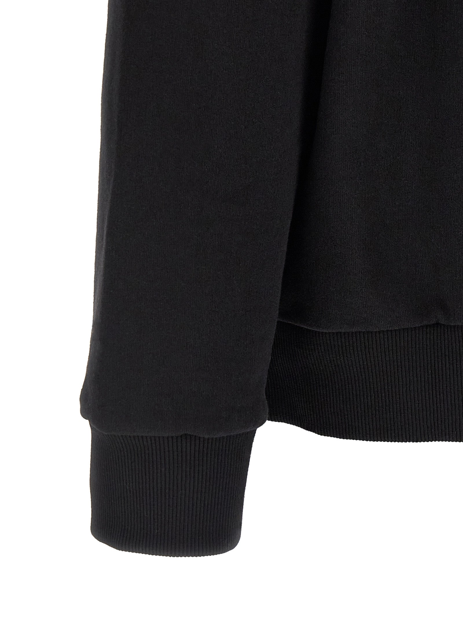 MM6 Maison Margiela Black Cotton Sweatshirt