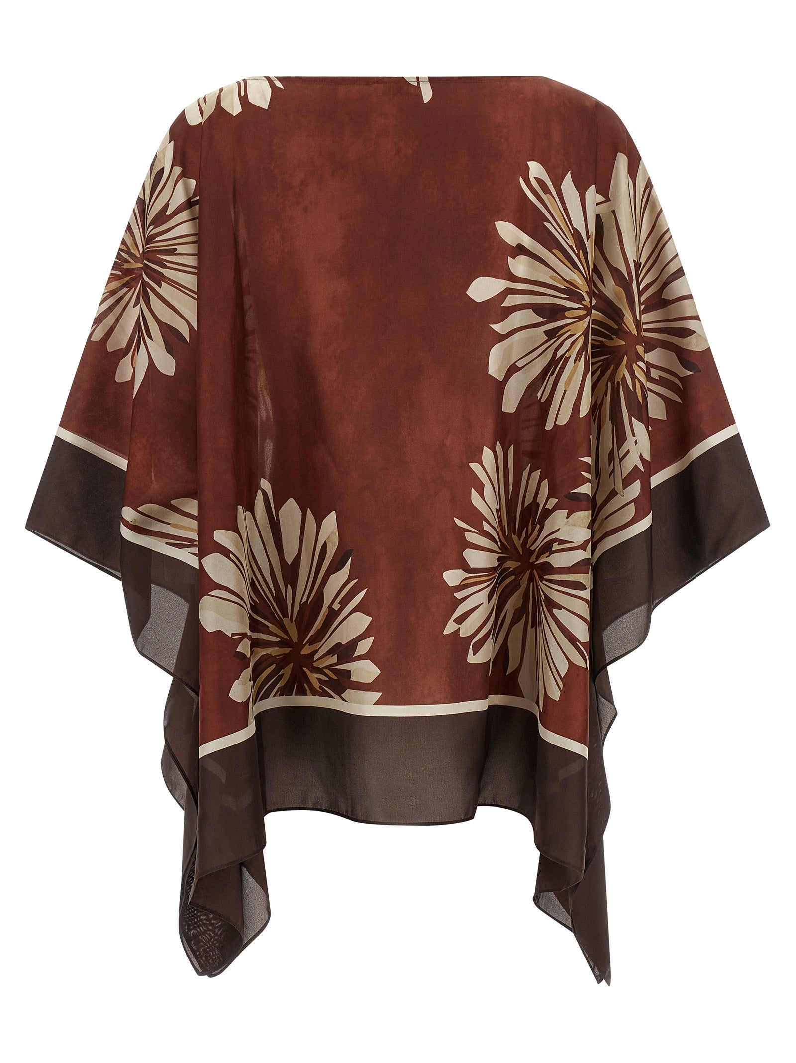 Brunello Cucinelli Bordeaux Silk Blouse