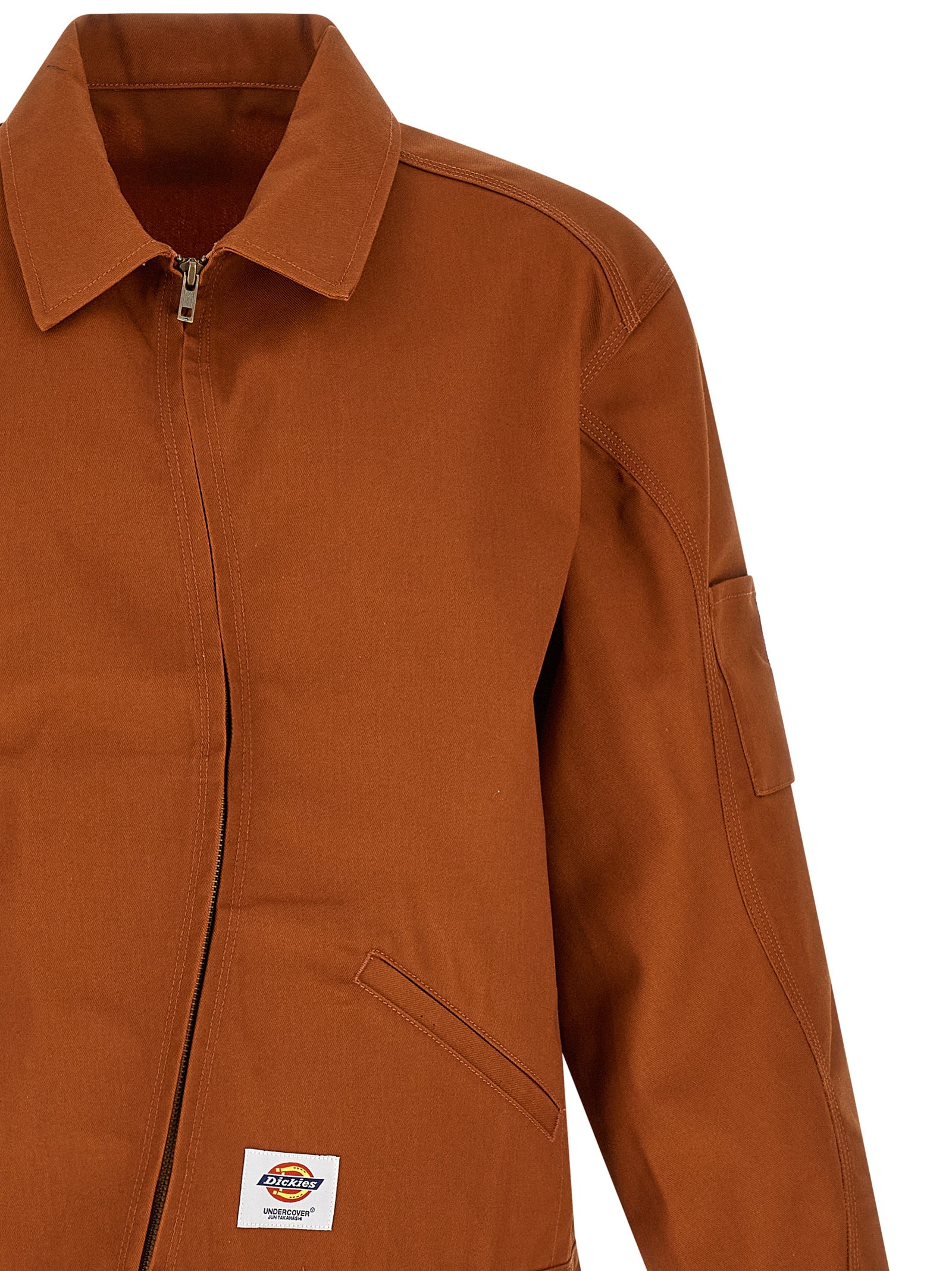Undercover Brown Polyester Shell Jacket