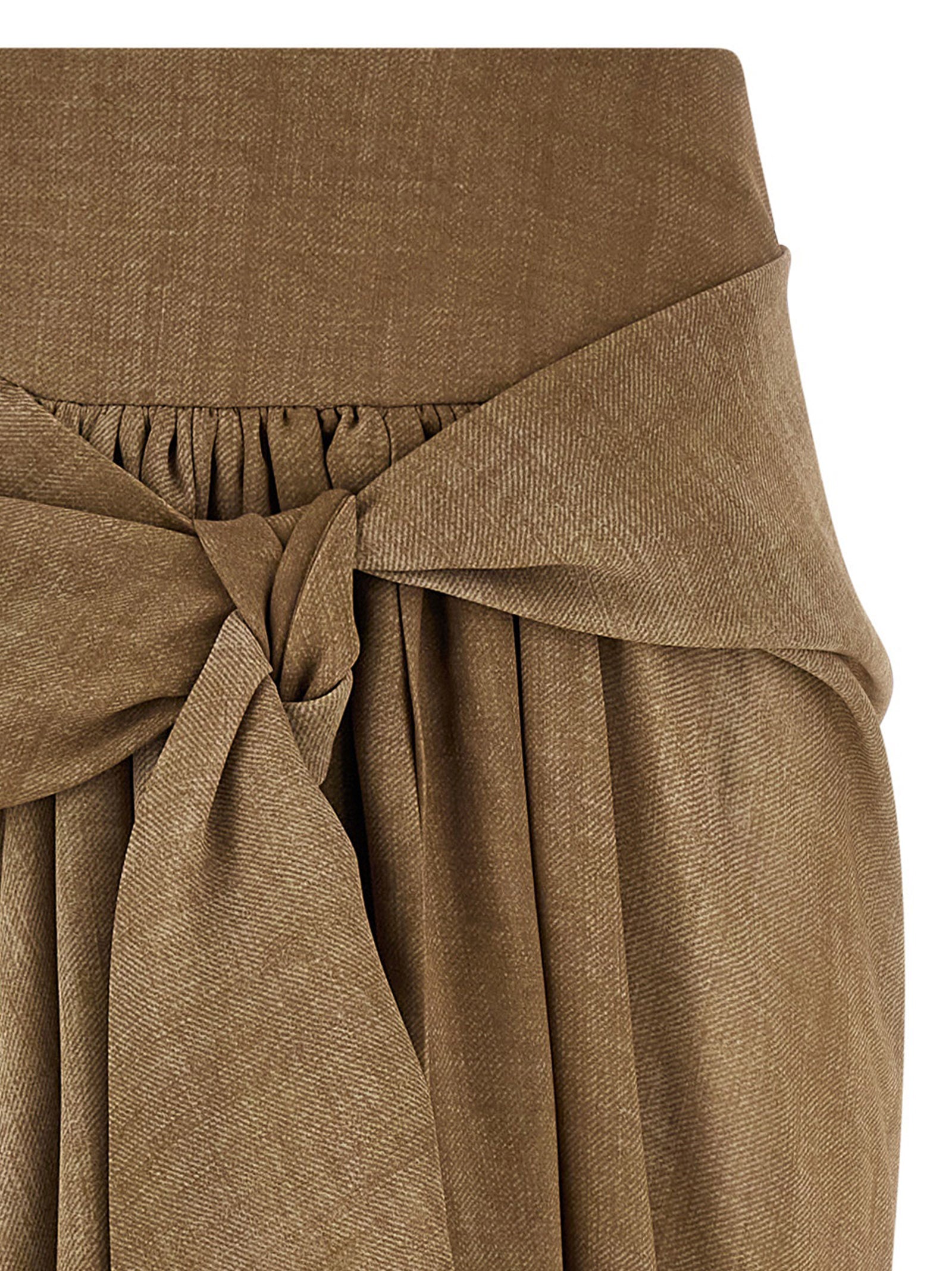 Ermanno Scervino Beige Polyester Mini Skirt