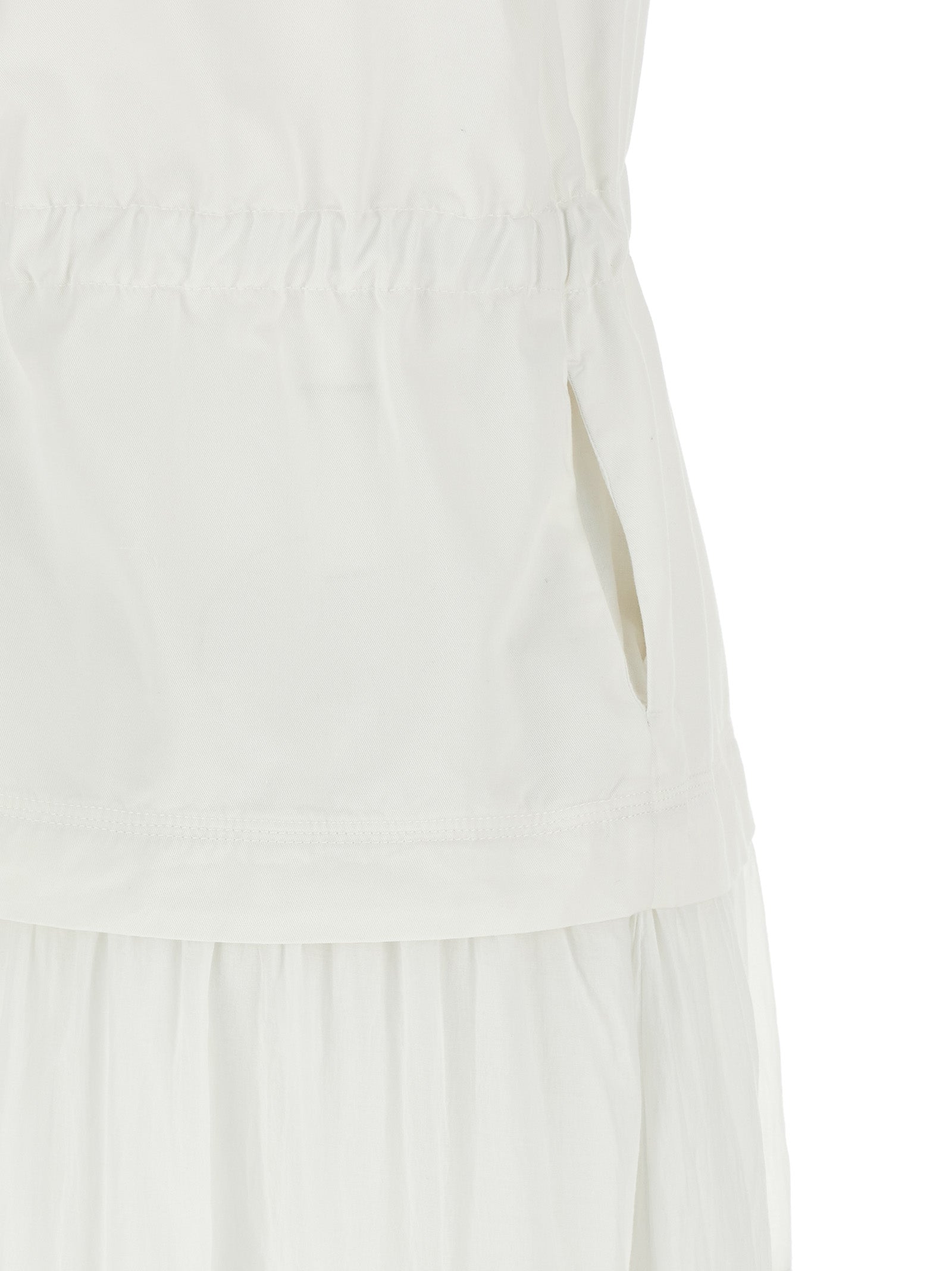 PINKO White Cotton Long Dress