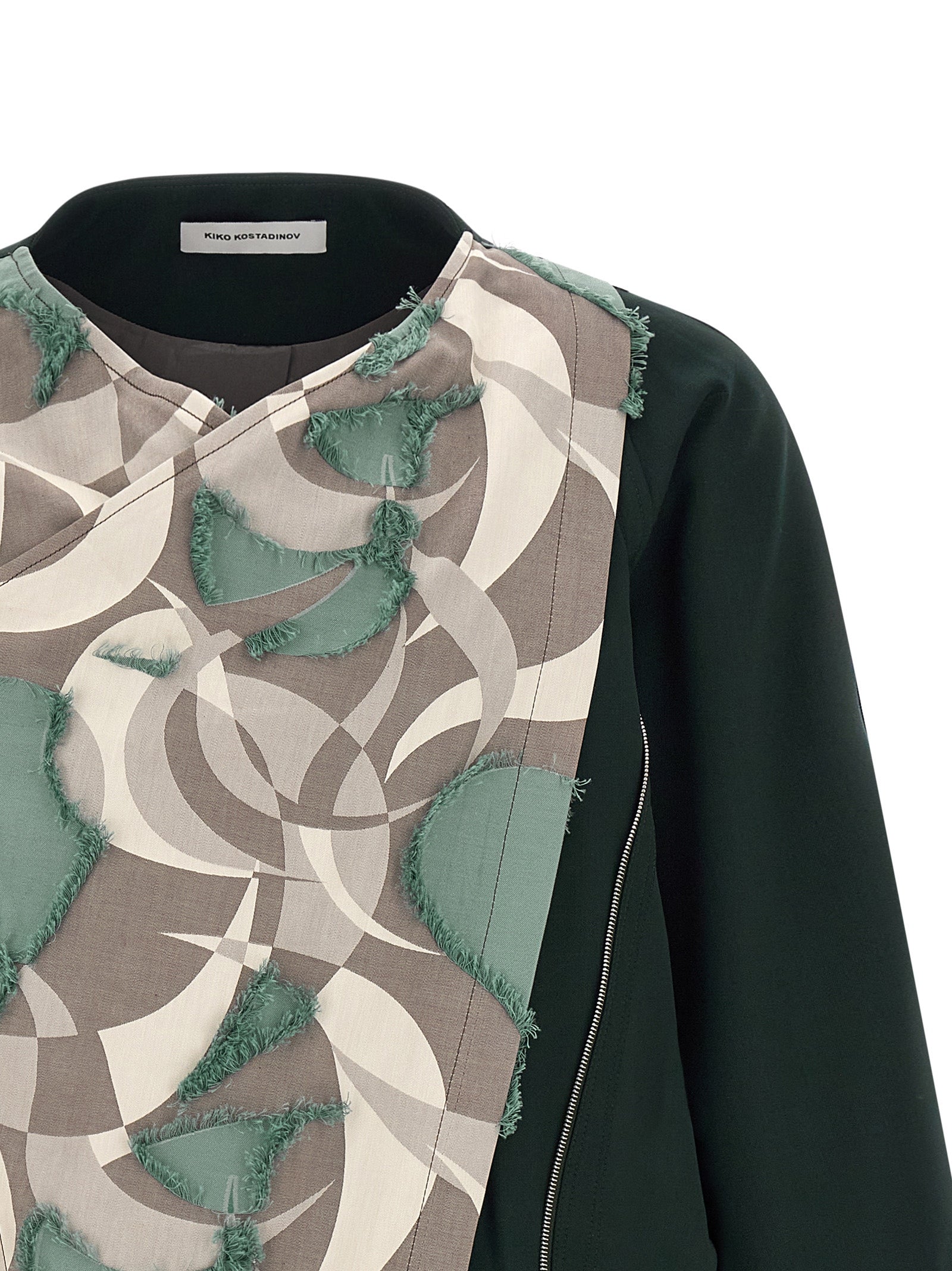 Kiko Kostadinov Multicolor Virgin Wool Shell Jacket