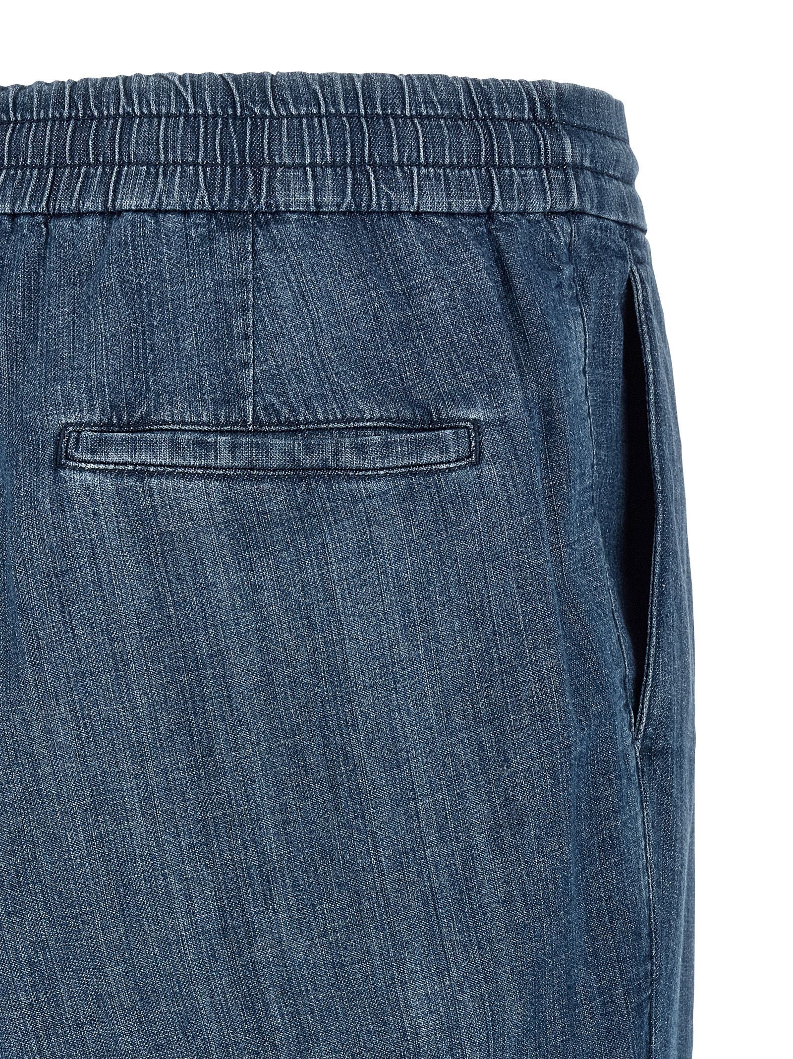 Brunello Cucinelli Blue Cotton Relaxed Fit Jeans