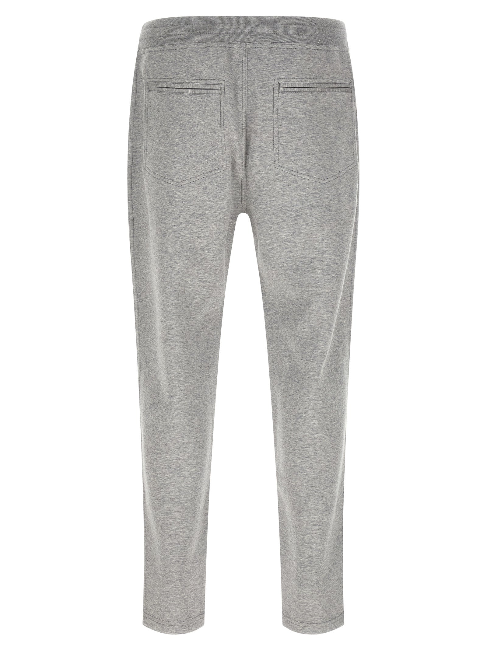 Brunello Cucinelli Gray Cotton Athletic Pants
