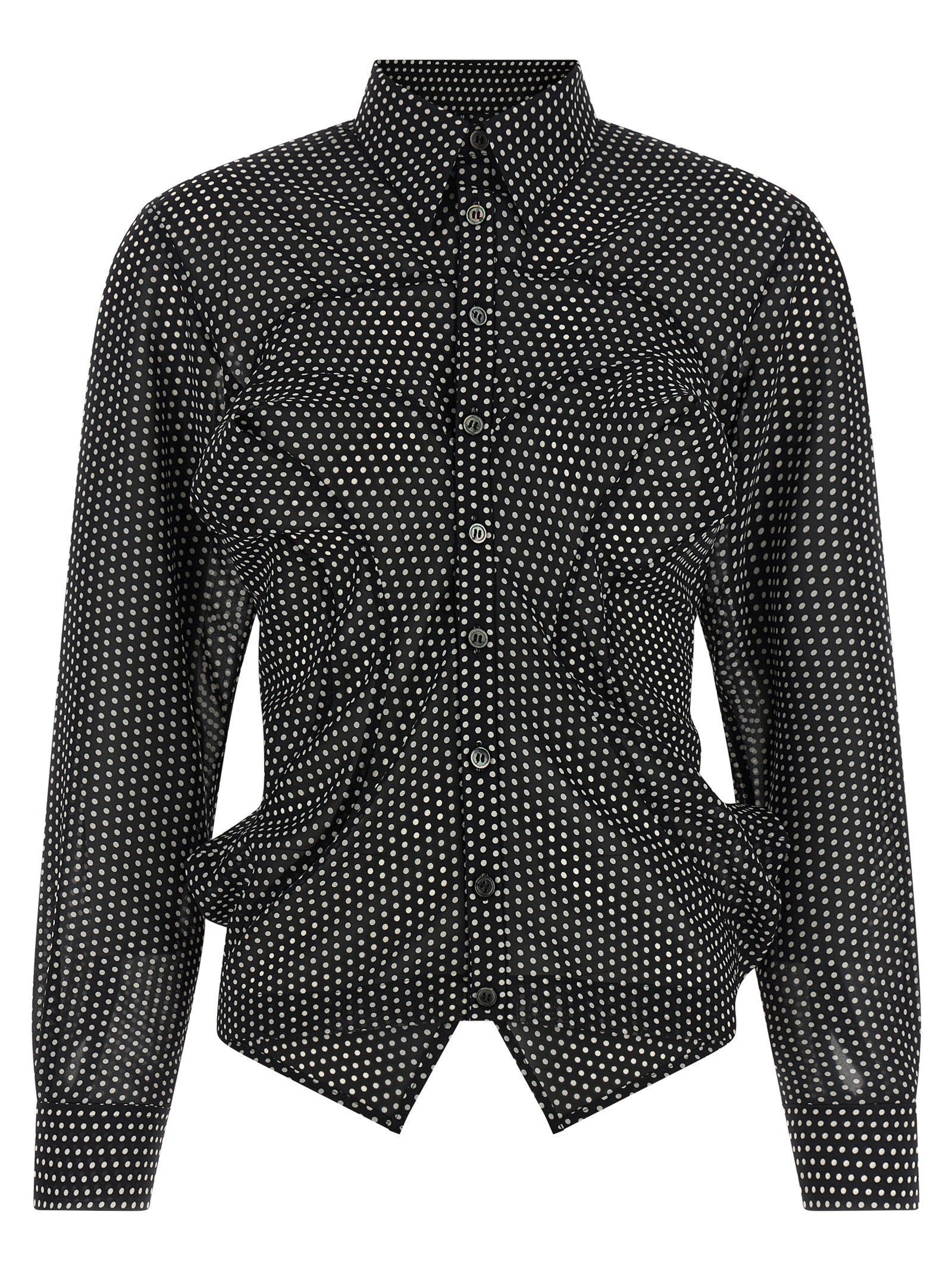 Junya Watanabe Bicolor Polyester Blouse