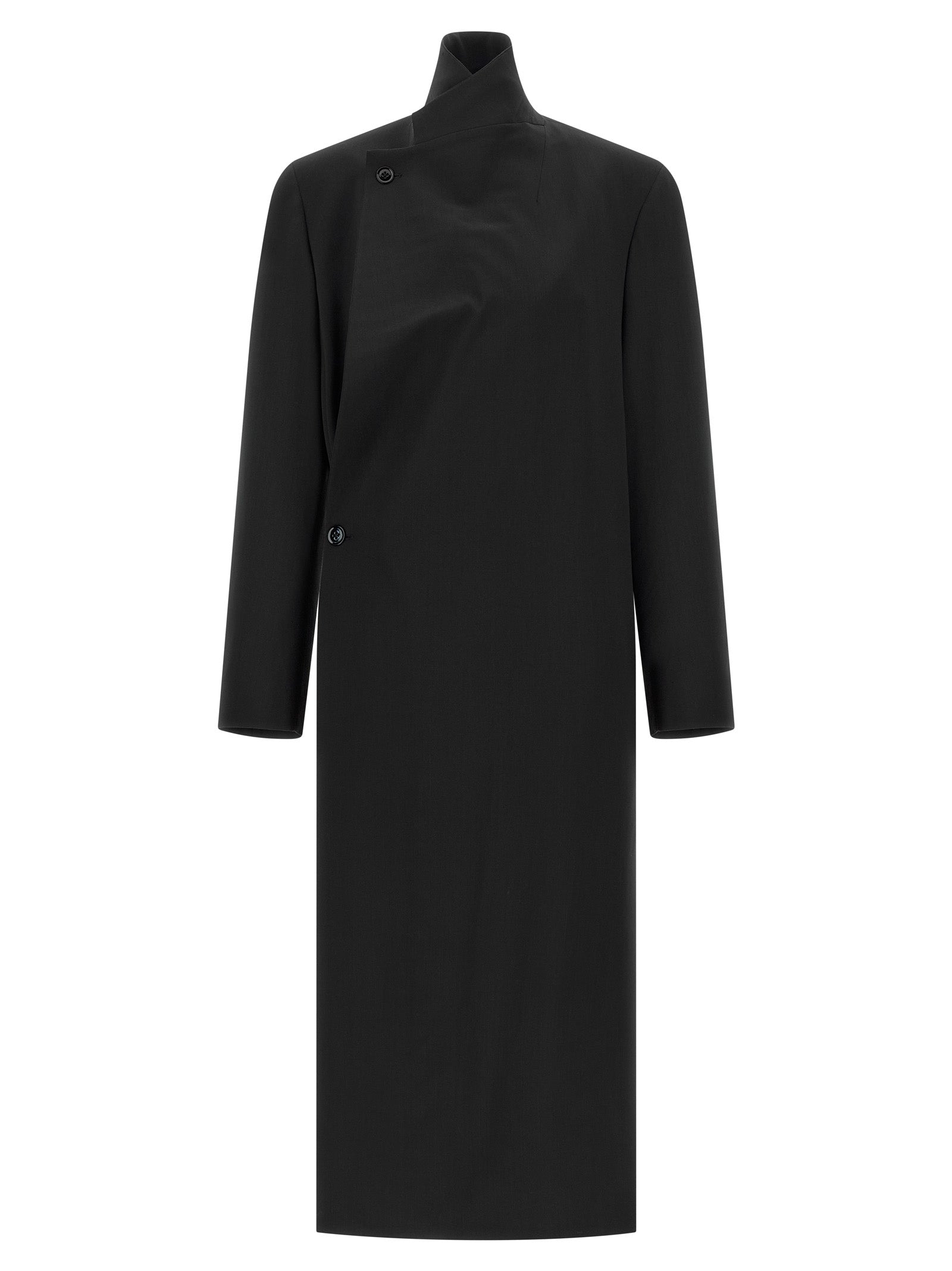 Lemaire Blue Wool Coat