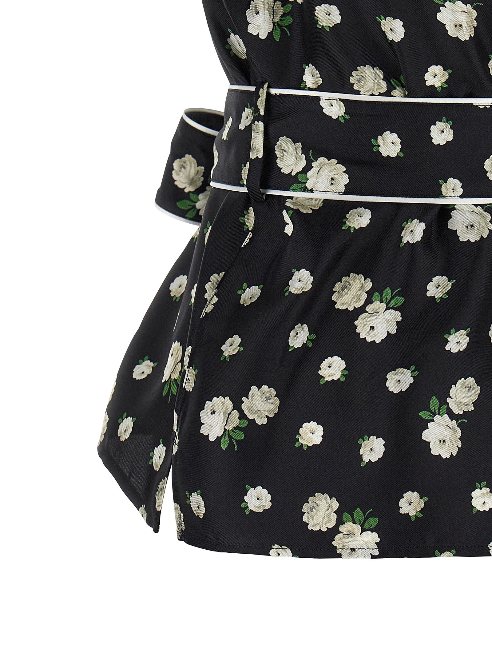 Dolce & Gabbana Black Silk Blouse