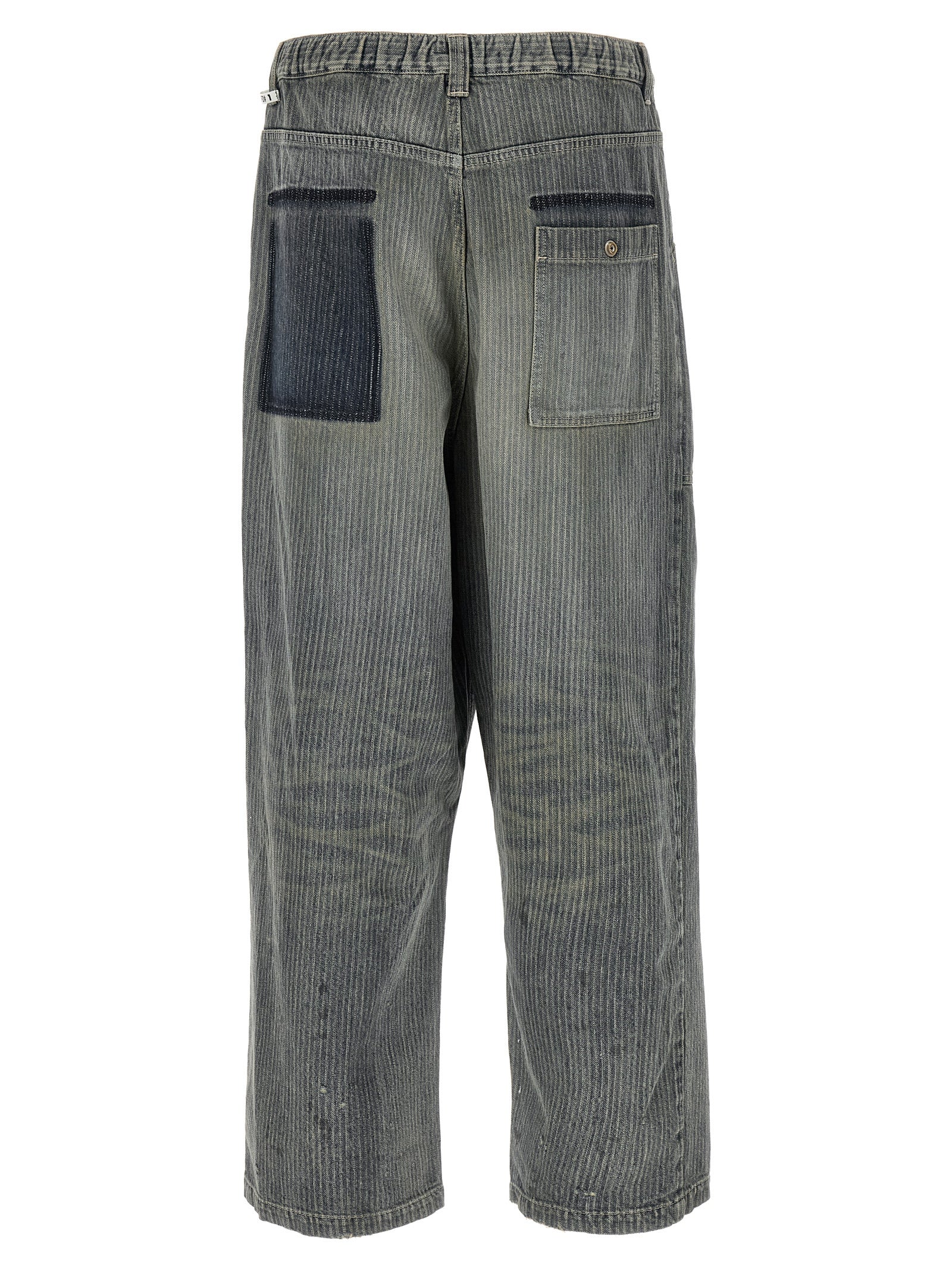 Maison Mihara Yasuhiro Blue Cotton Tapered Jeans