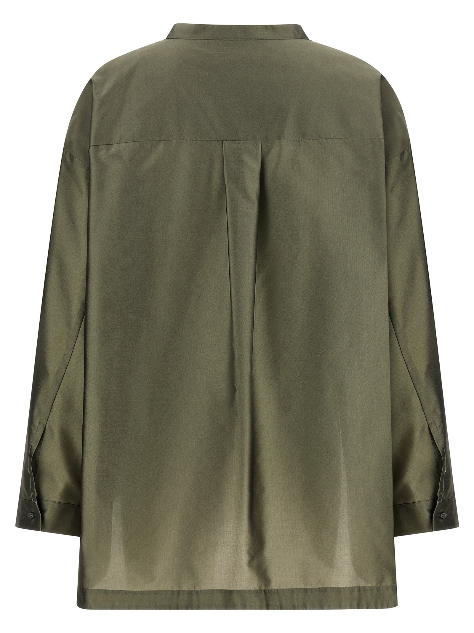 'S Max Mara Bicolor Polyester Blouse
