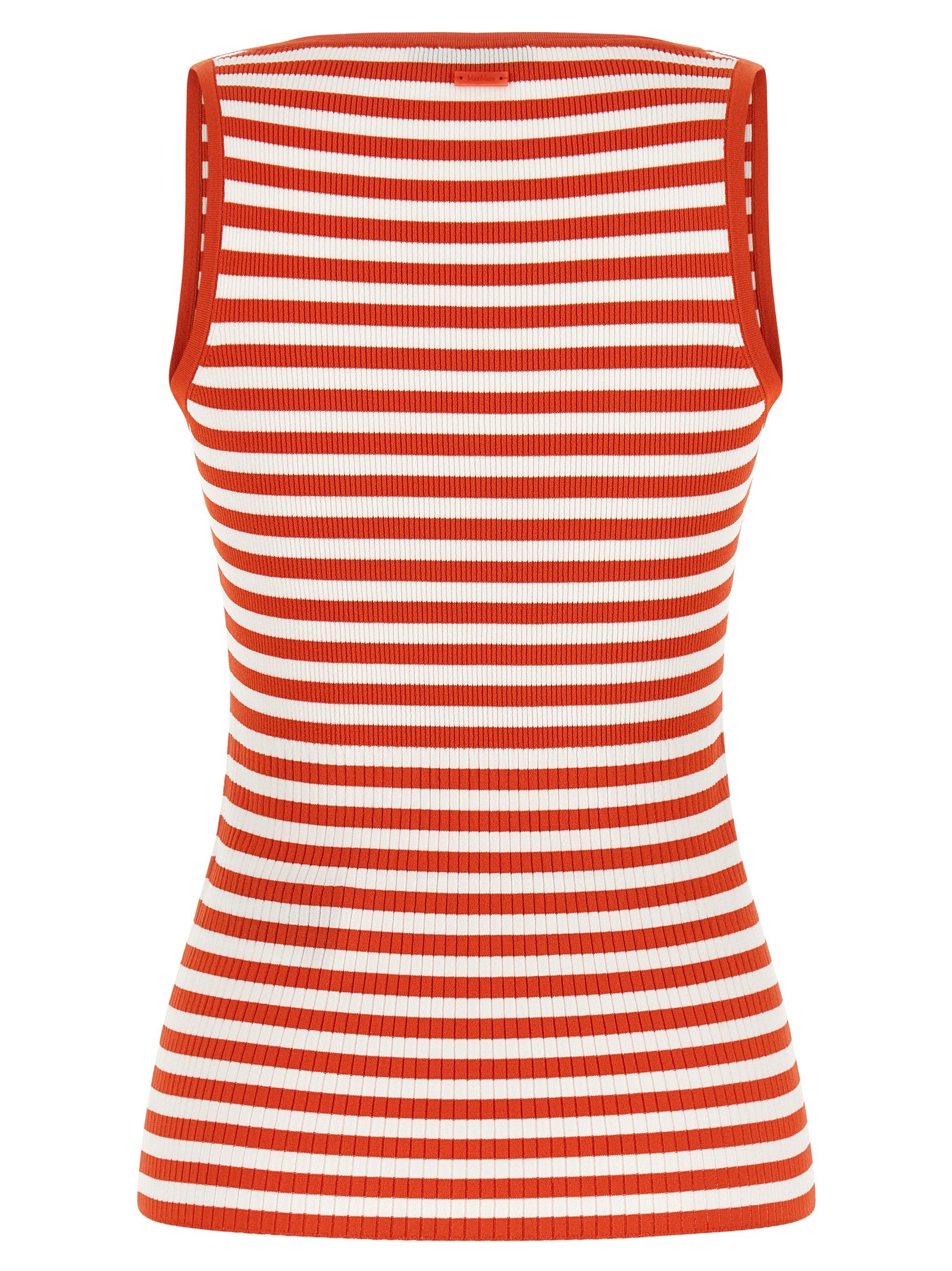 Max Mara Multicolor Viscose Sleeveles T-Shirt