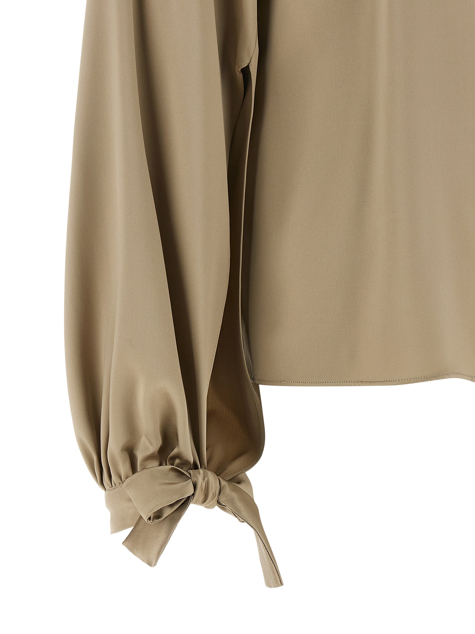 Max Mara Beige Silk Blouse