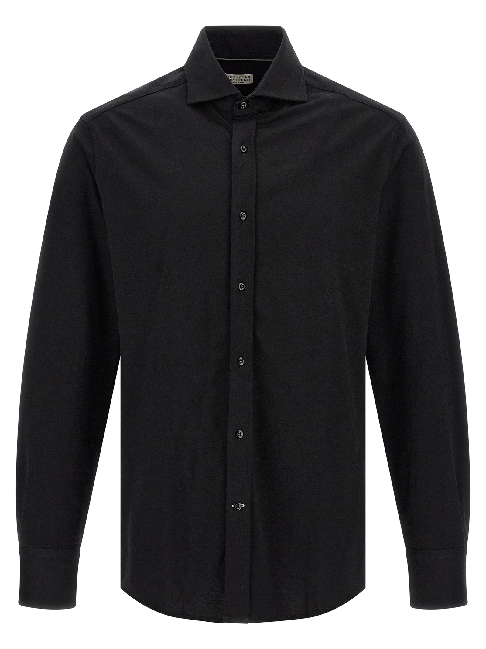 Brunello Cucinelli Black Cotton Blouse