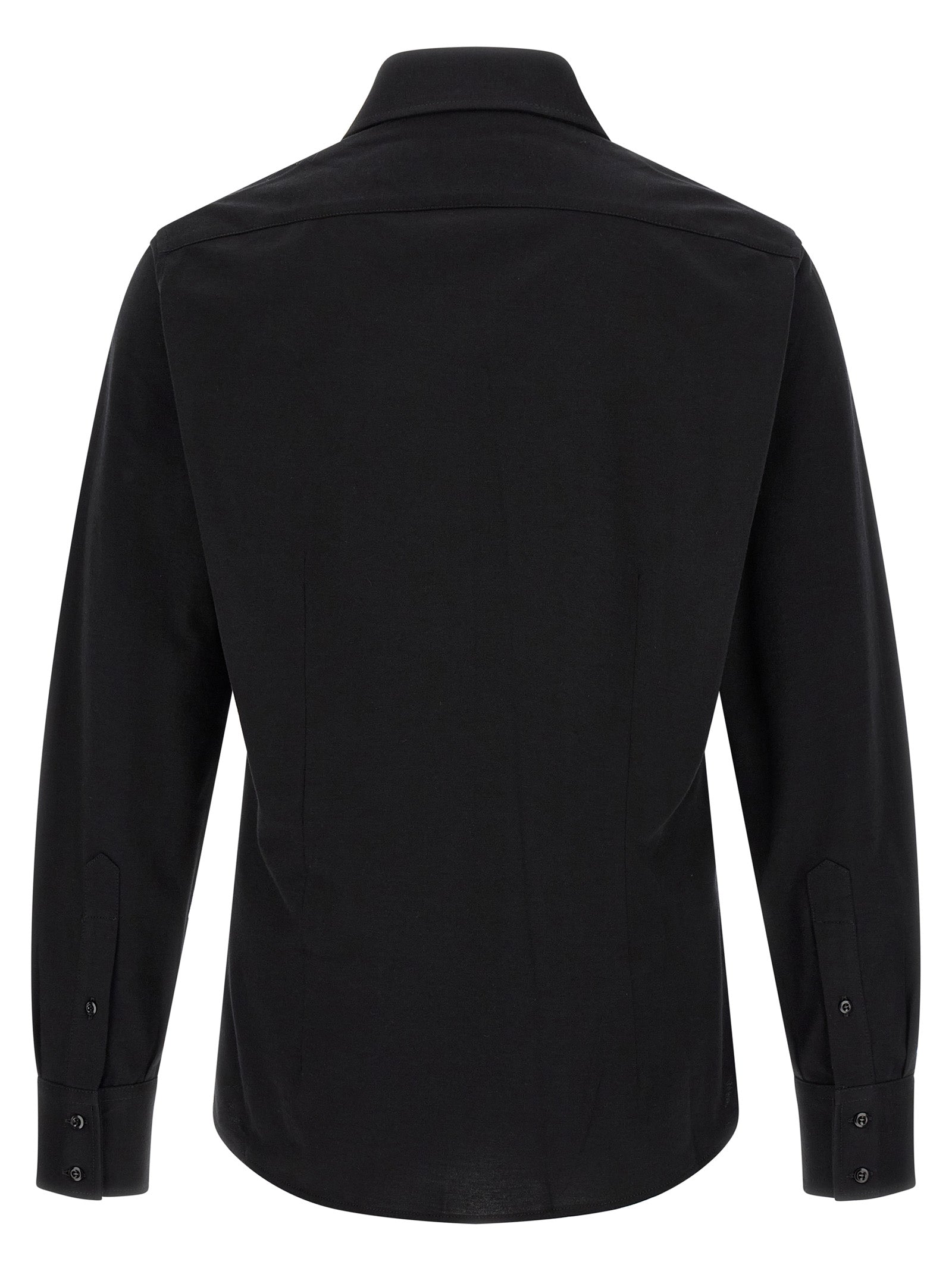 Brunello Cucinelli Black Cotton Blouse
