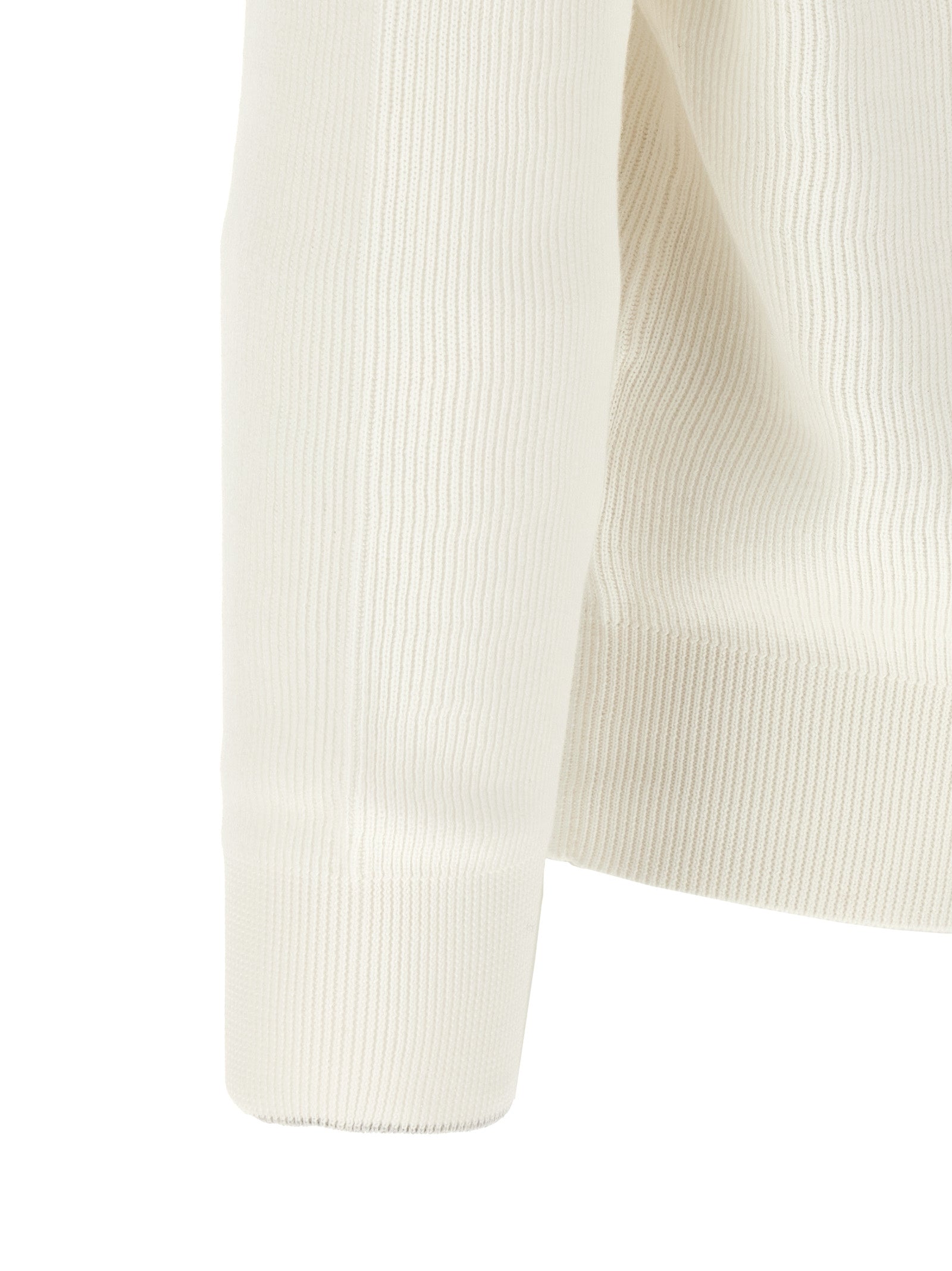 Brunello Cucinelli White Cotton Cardigan