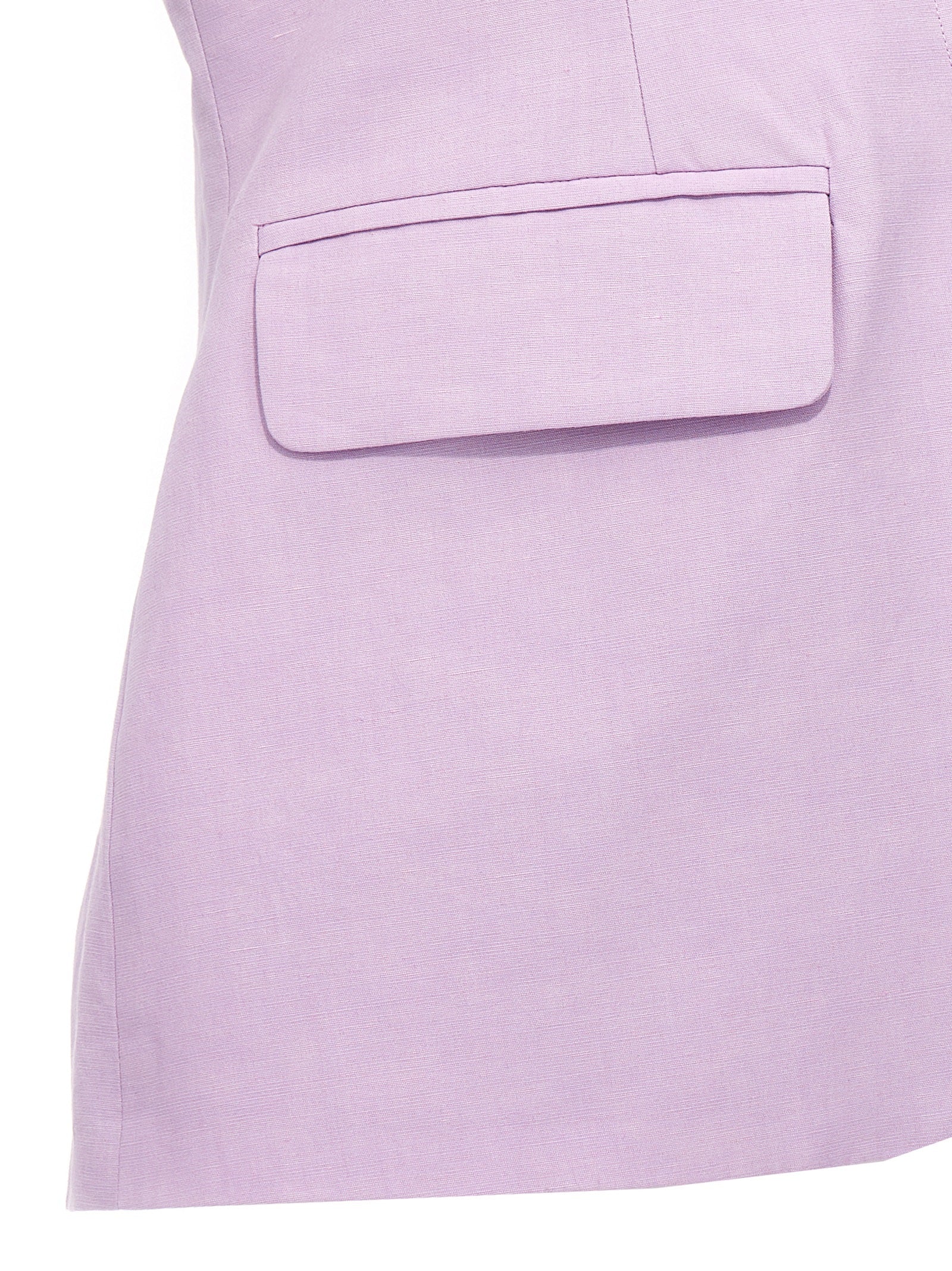 OMBRA MILANO Purple Cotton Blazer