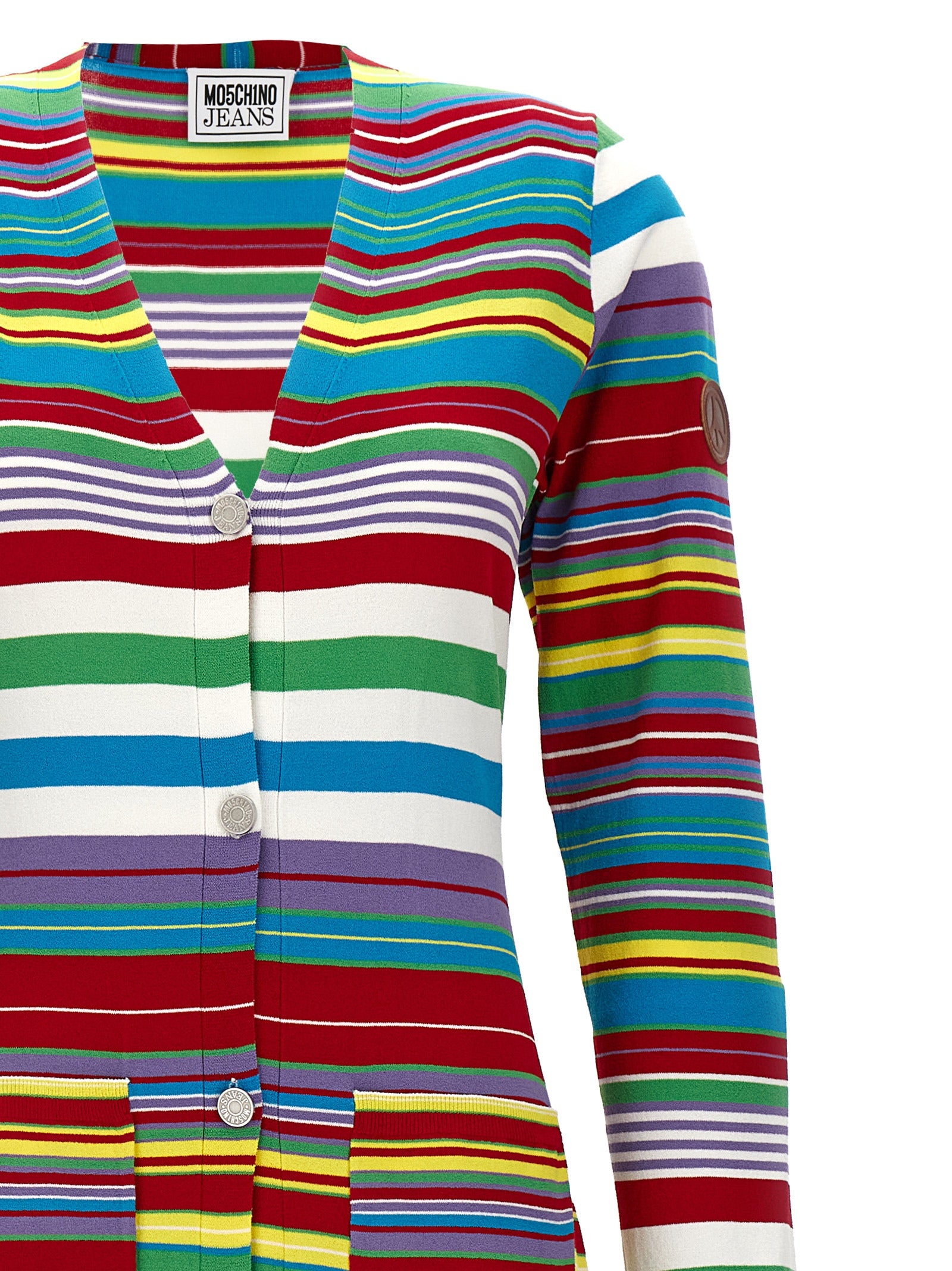 MO5CH1NO JEANS Multicolor Viscose Cardigan