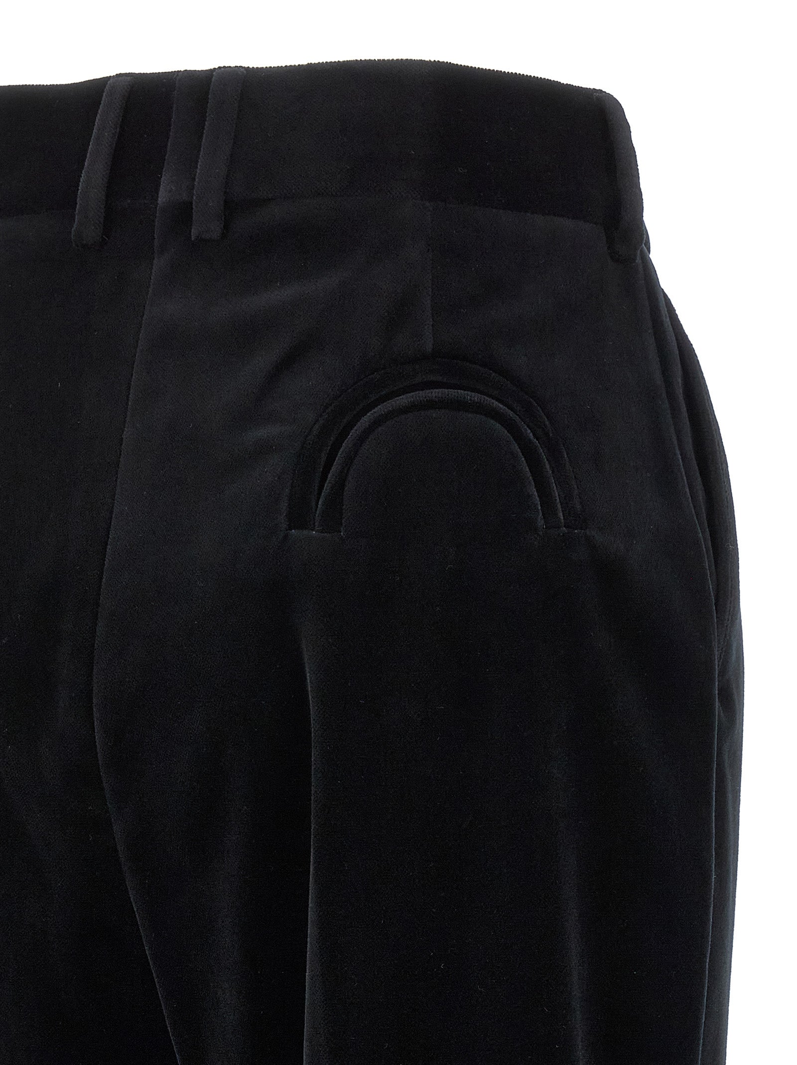 Blazé Milano Black Cotton Dress Pants