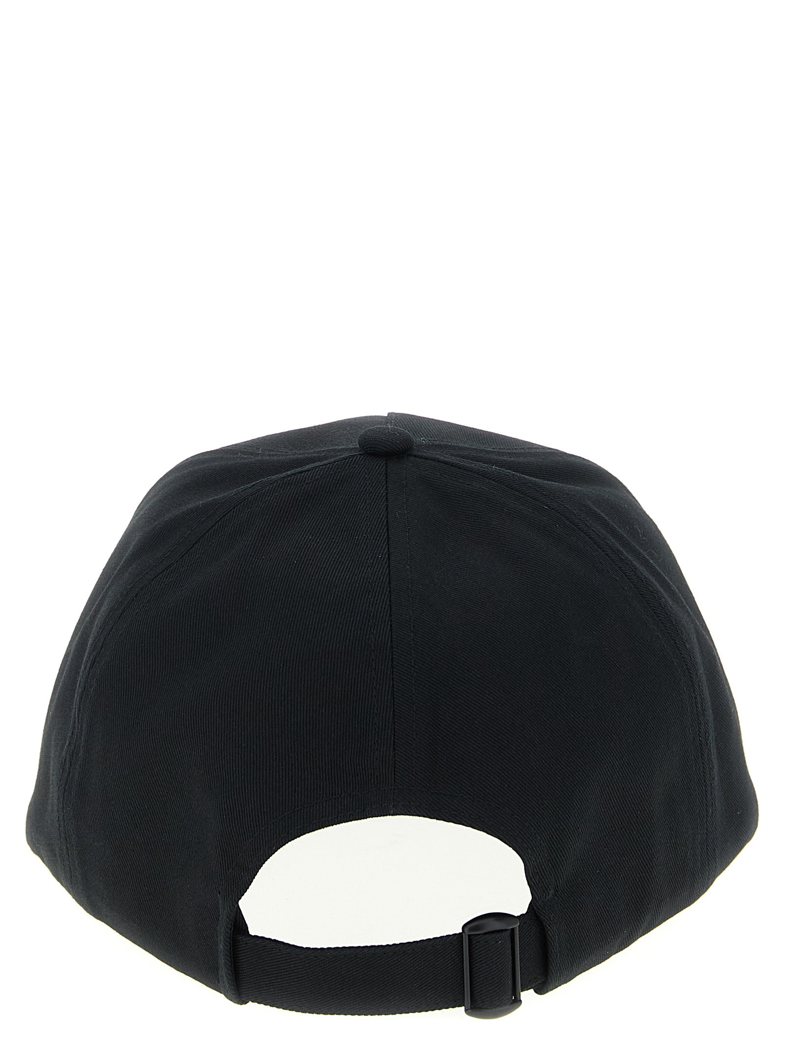 Moncler Black Cotton Cap (Baseball Hat)