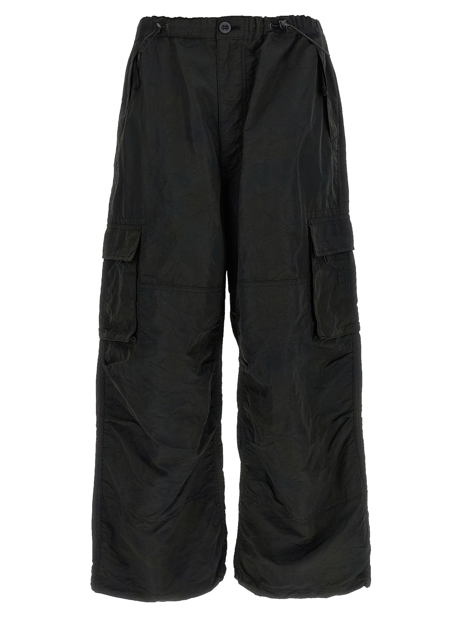 Comme Des Garçons Black Nylon Cargo Pants