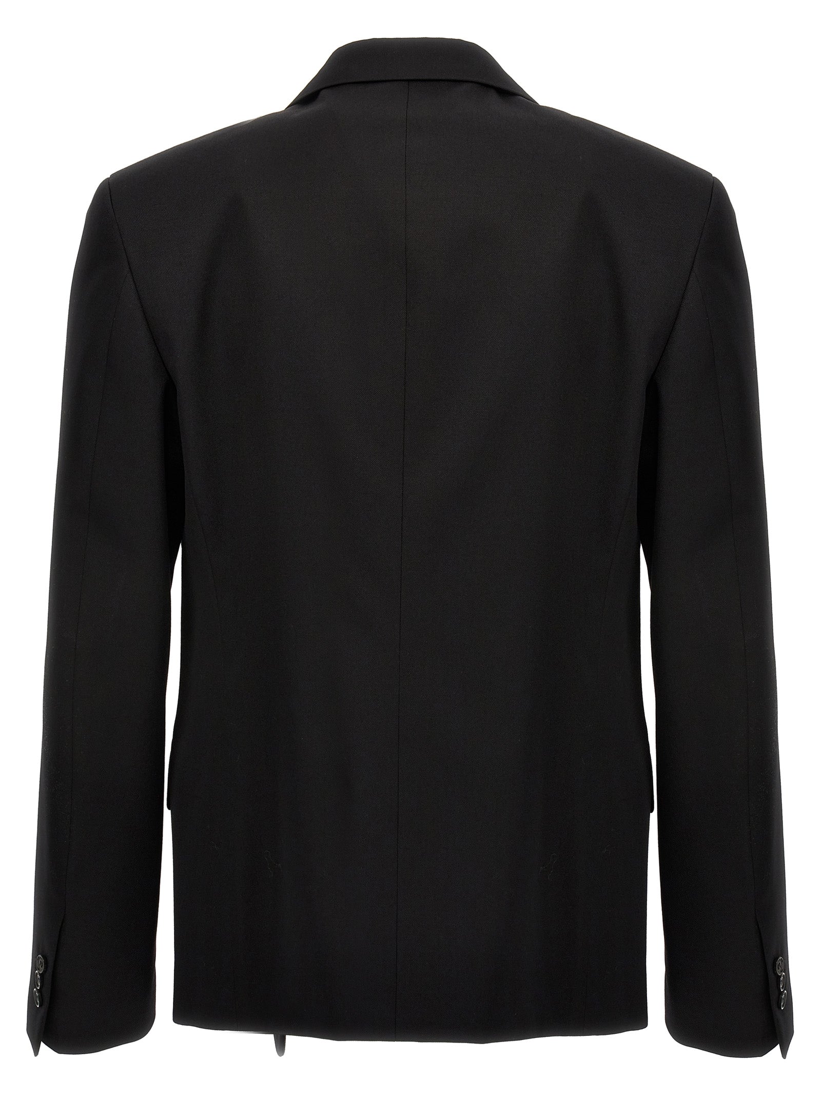 Off-White Black Wool Blazer