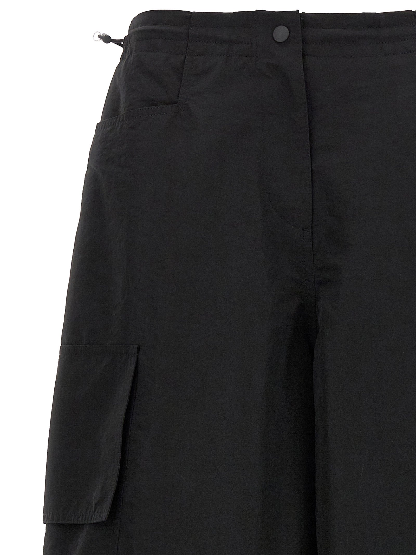 Palm Angels Black Polyamide Casual Pants