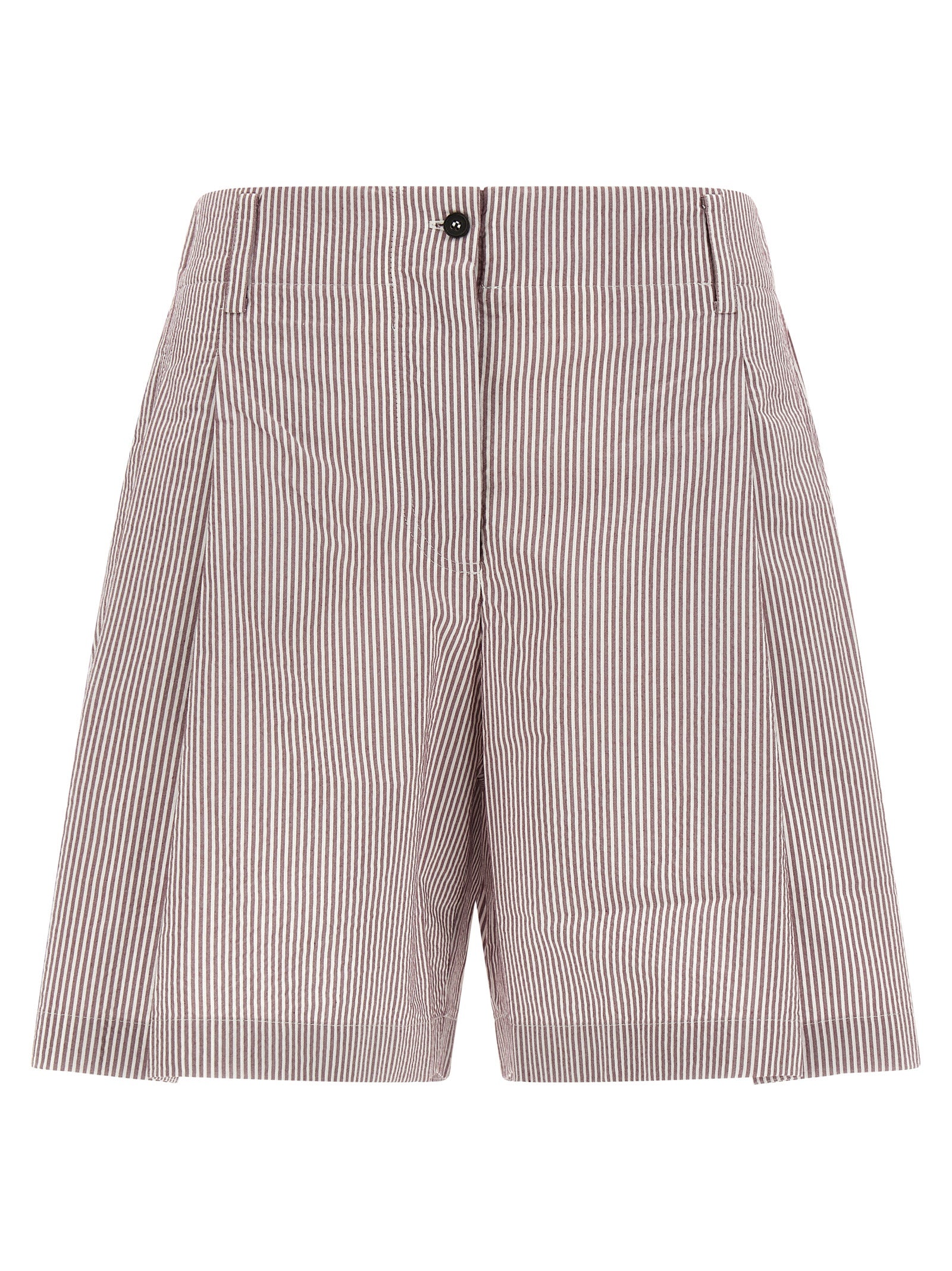 Brunello Cucinelli Multicolor Cotton Bermuda Shorts