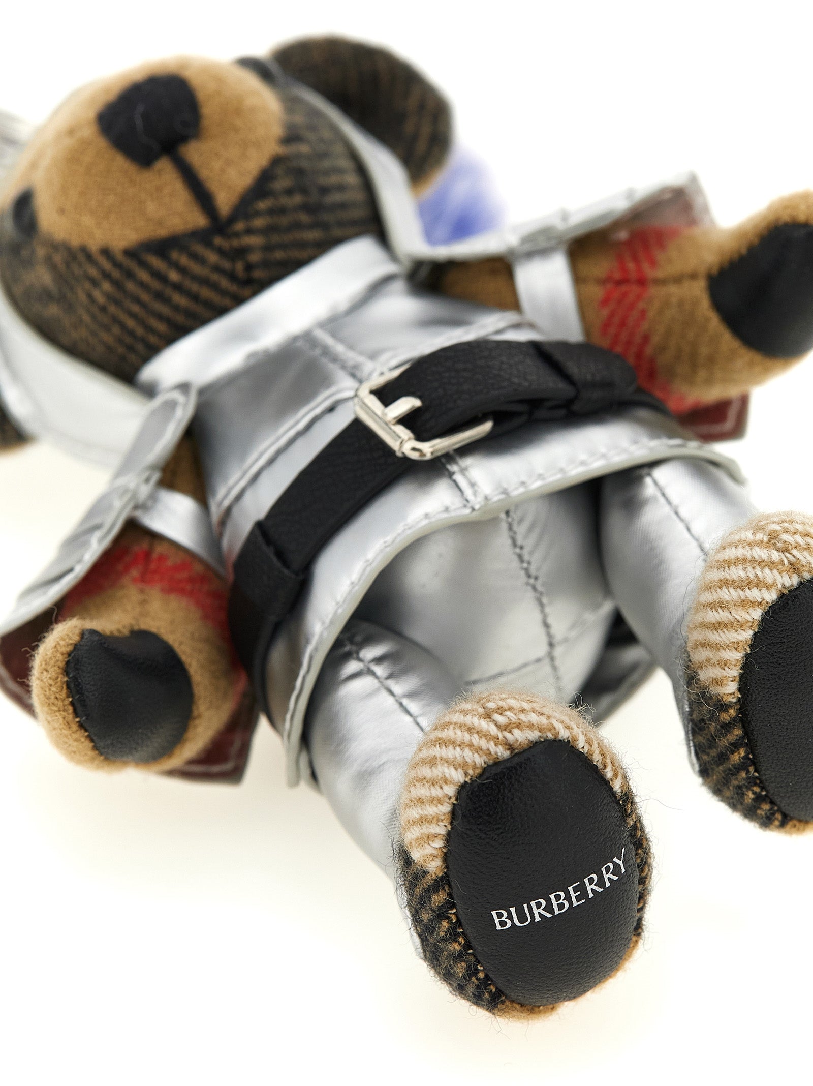 Burberry Multicolor Cashmere Keychain