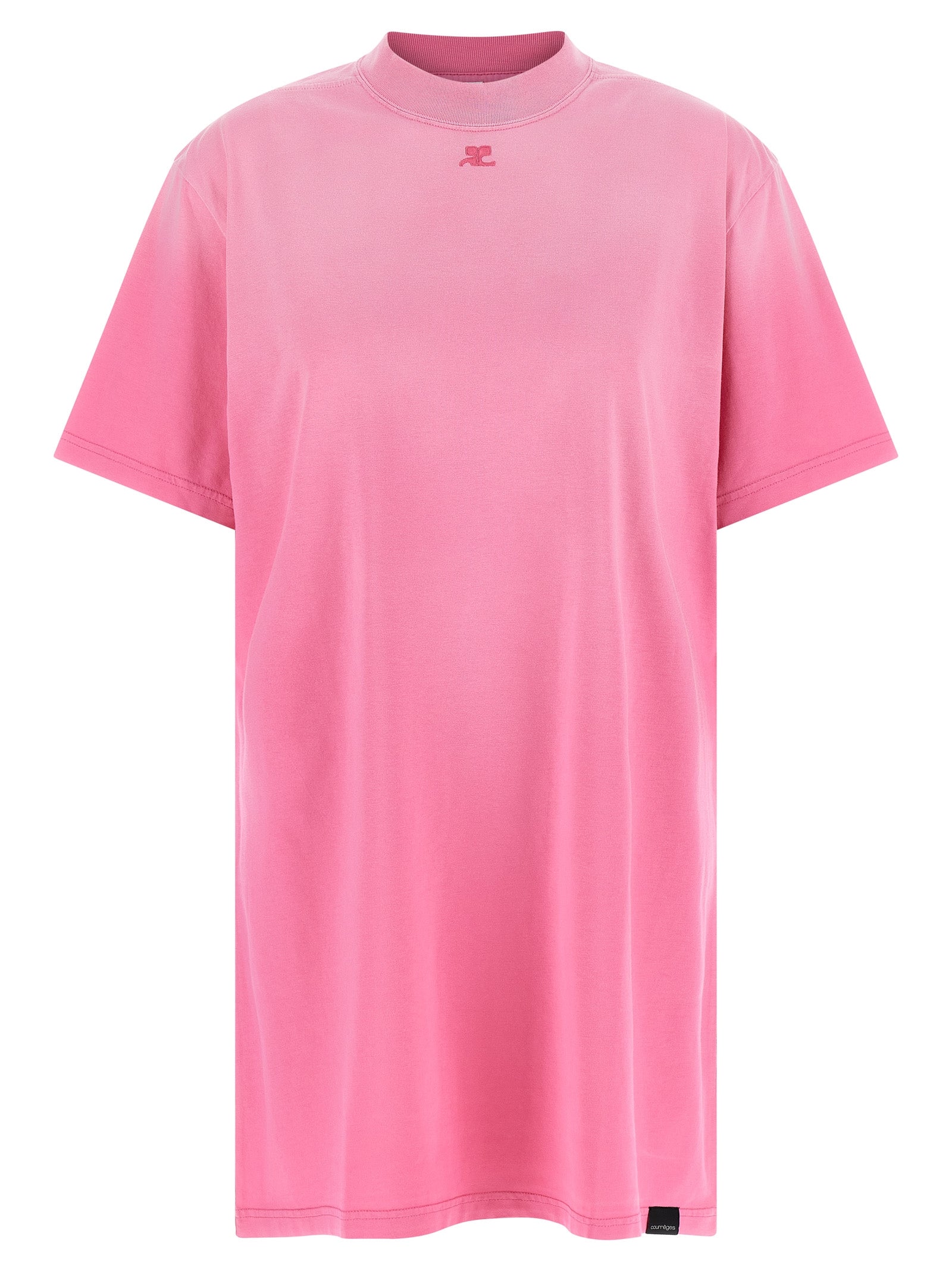 Courrèges Multicolor Cotton Short Dress