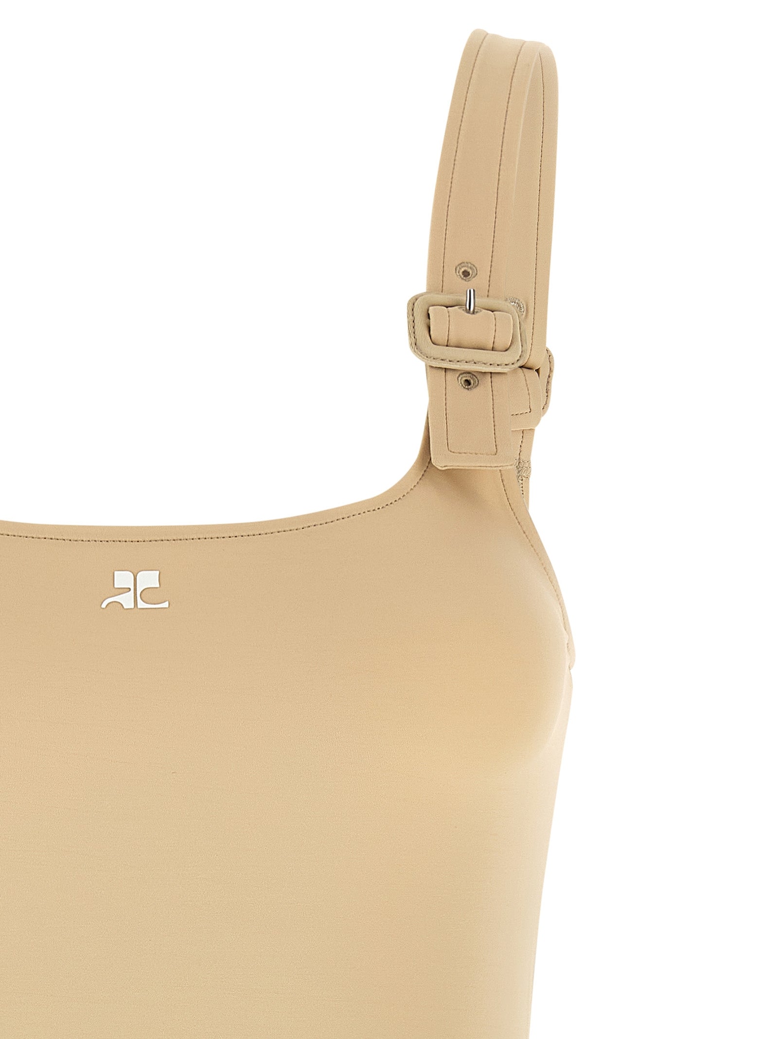 Courrèges Beige Polyamide Bodysuit