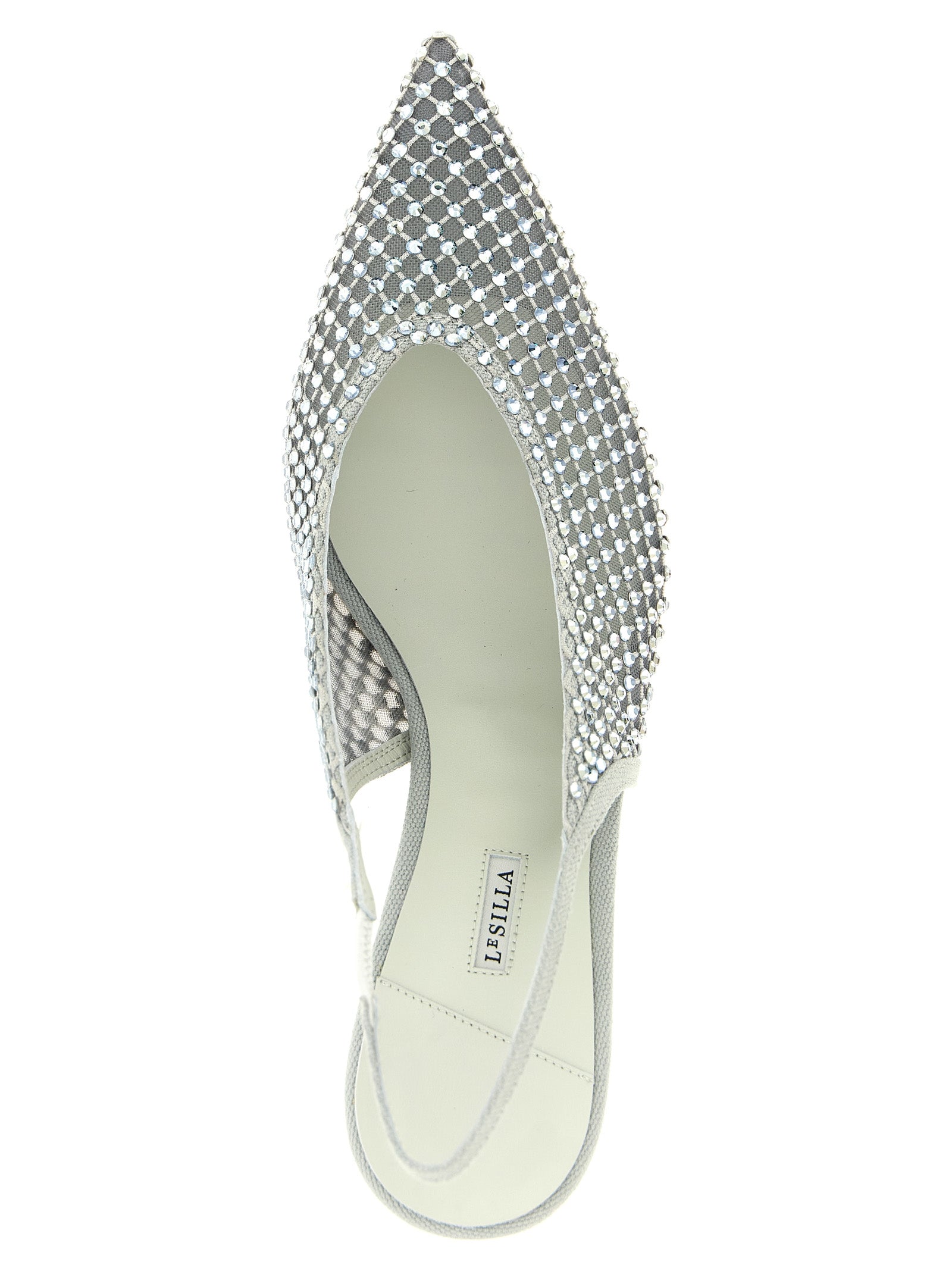 LE SILLA Gray Polyester Mid Heel Pumps