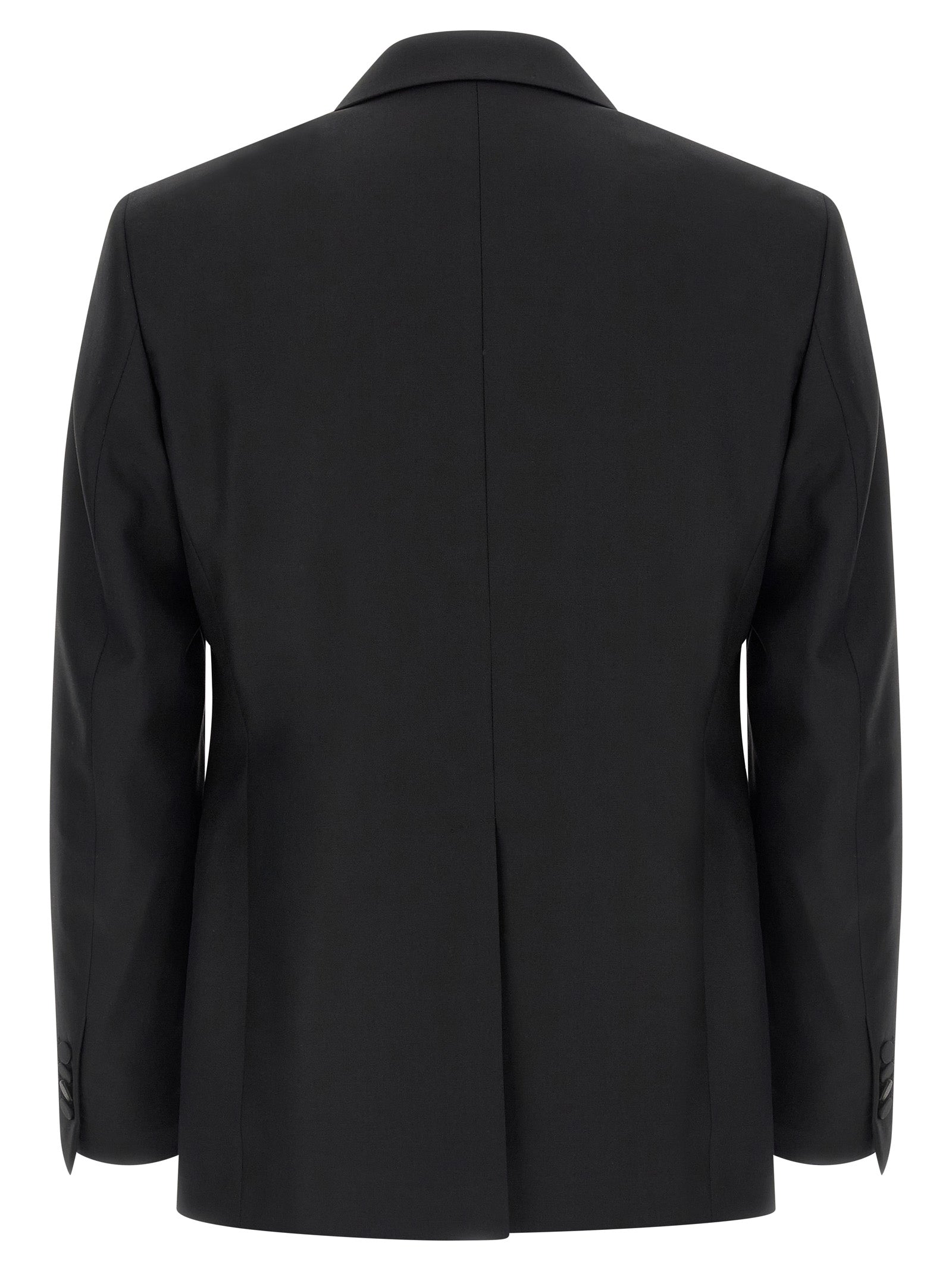 Tagliatore Black Virgin Wool Two-Piece Suit