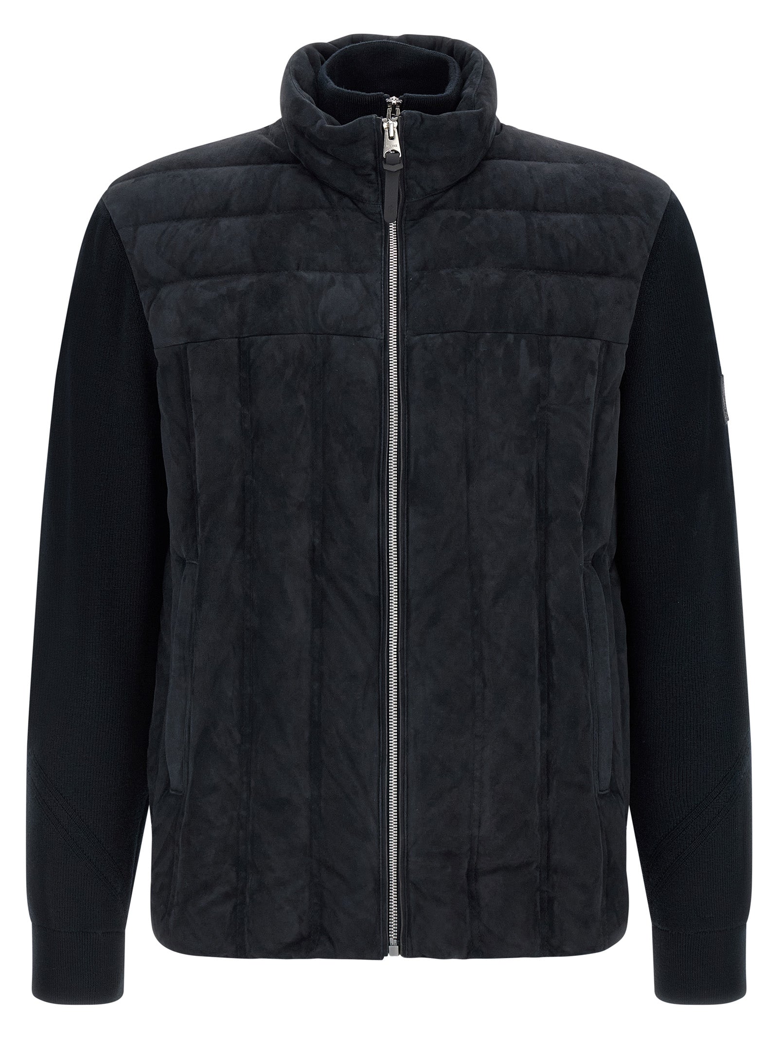 Mackage Blue Virgin Wool Full-Length Jacket