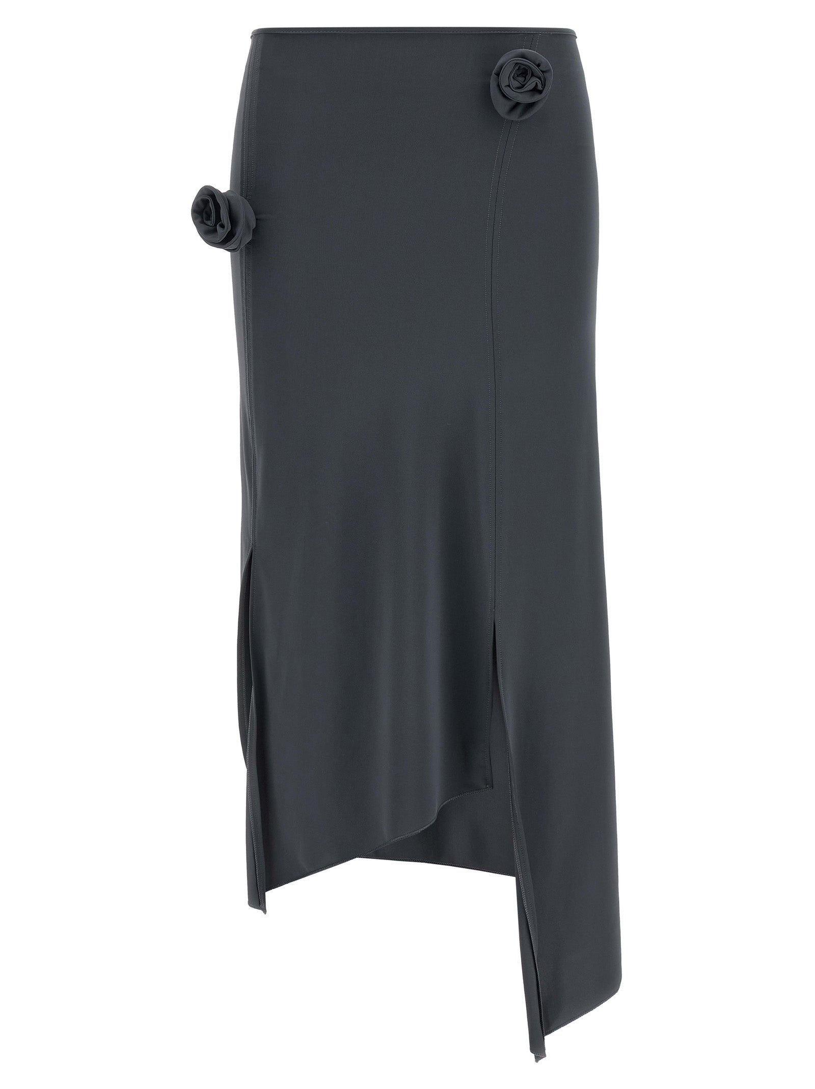 Coperni Gray Polyamide Midi Skirt