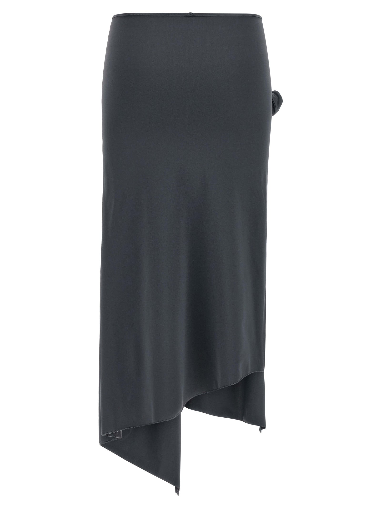 Coperni Gray Polyamide Midi Skirt