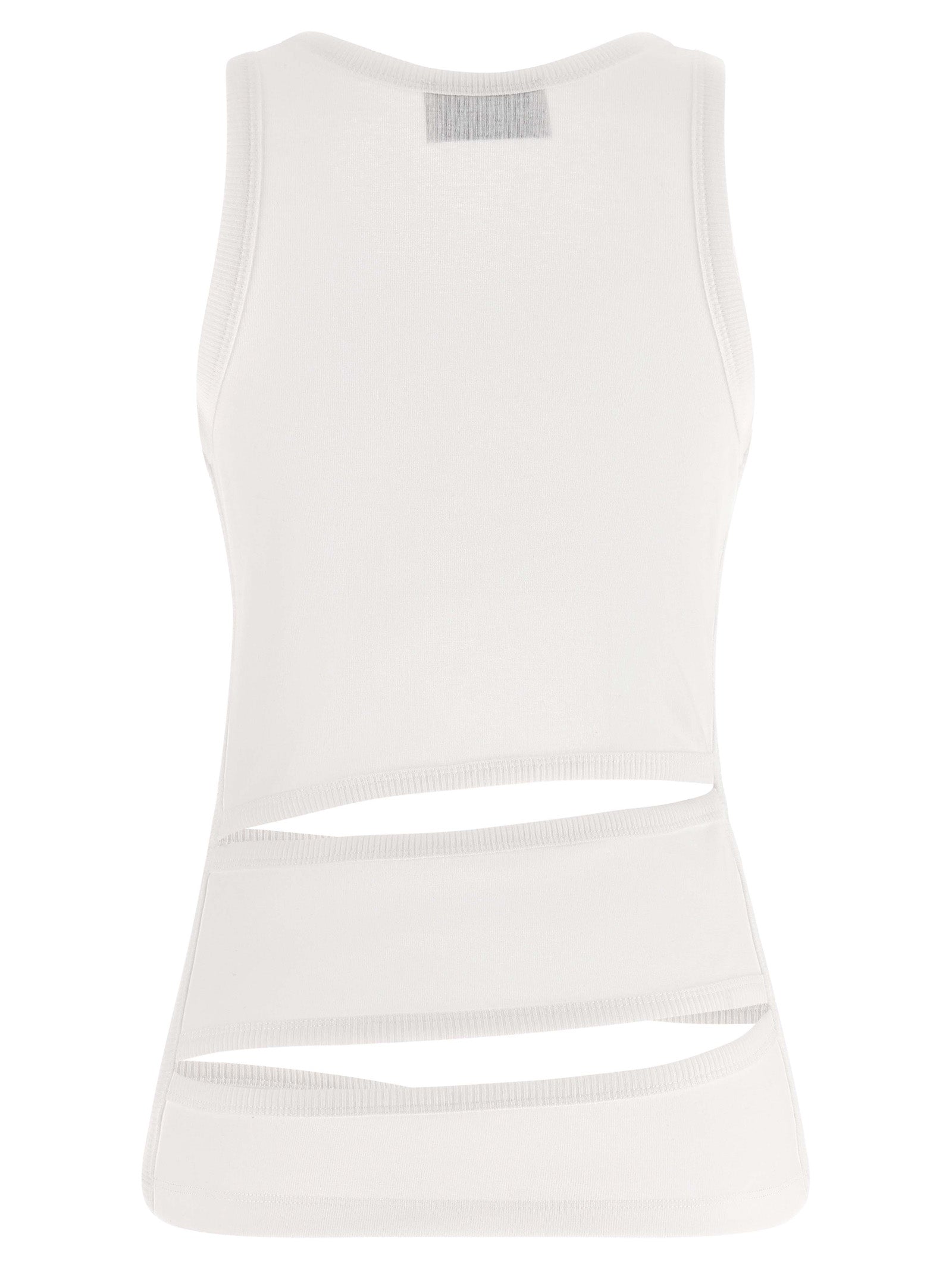 Coperni White Organic Cotton Tank Tops