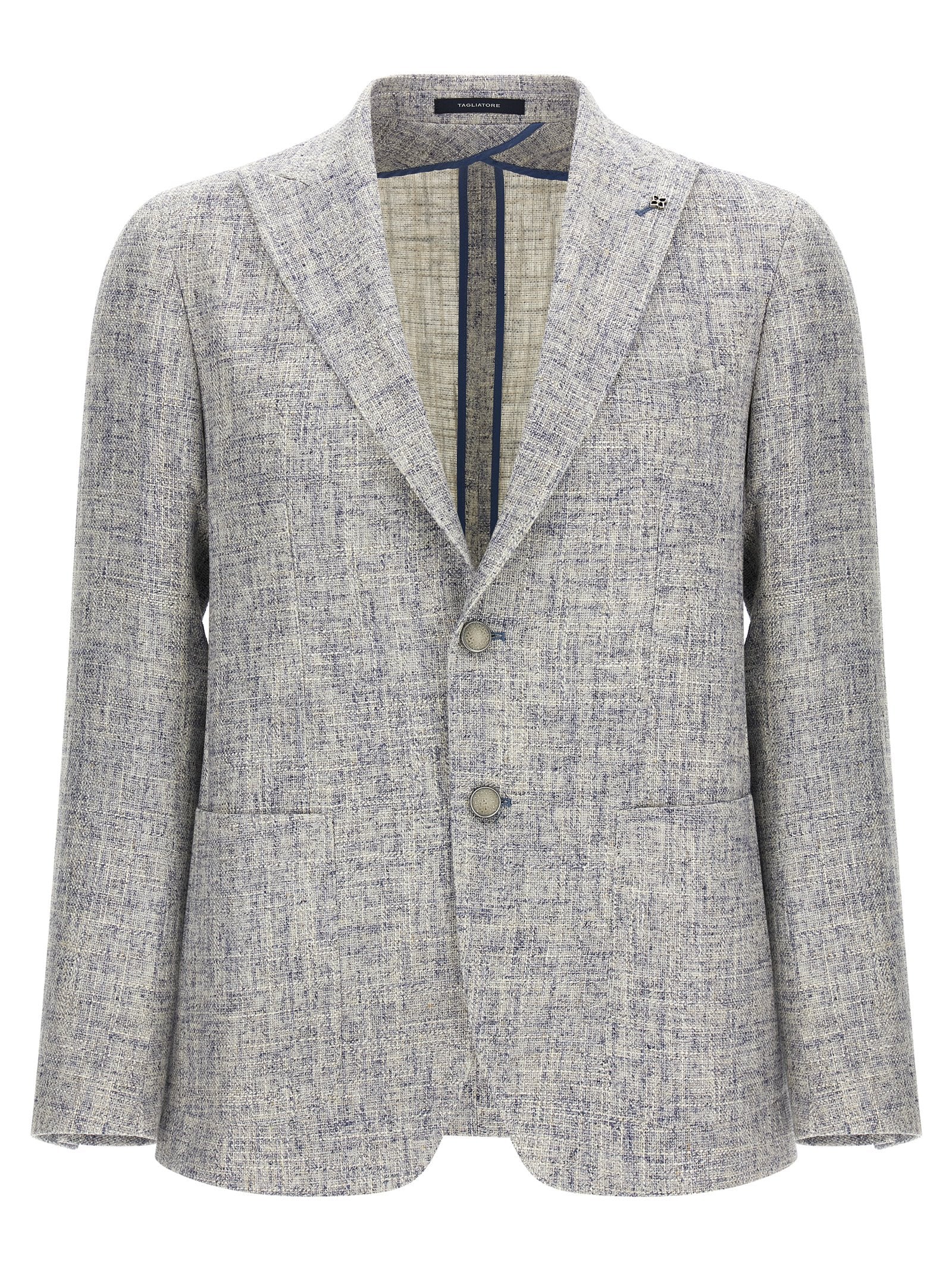 Tagliatore Blue Viscose Blazer