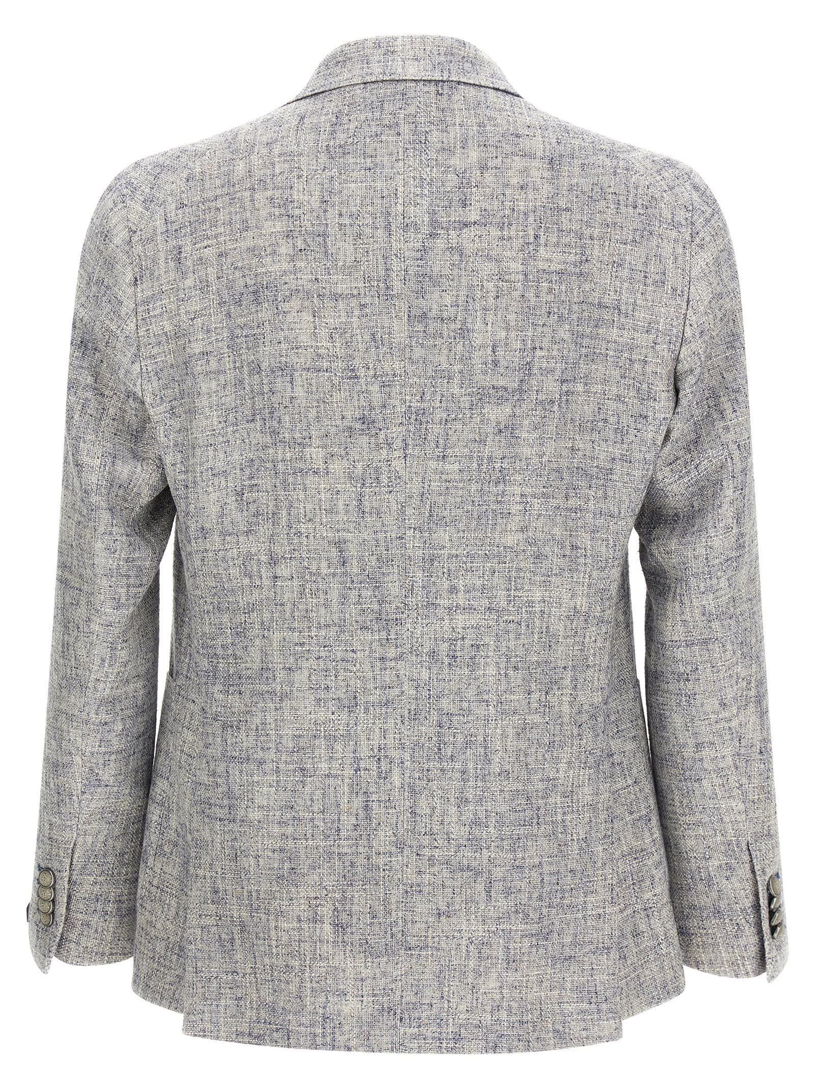 Tagliatore Blue Viscose Blazer