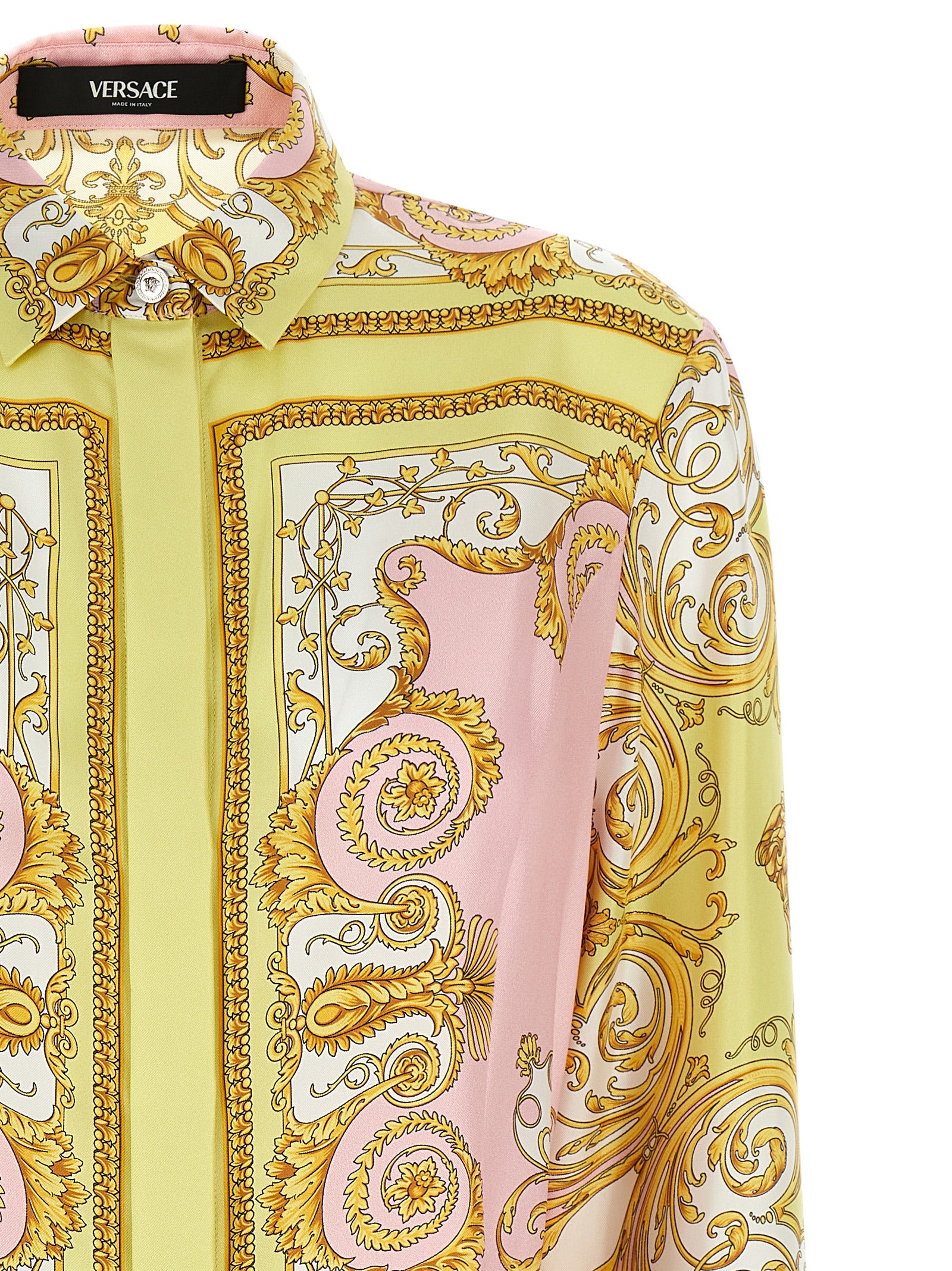 Versace Multicolor Silk Short Dress