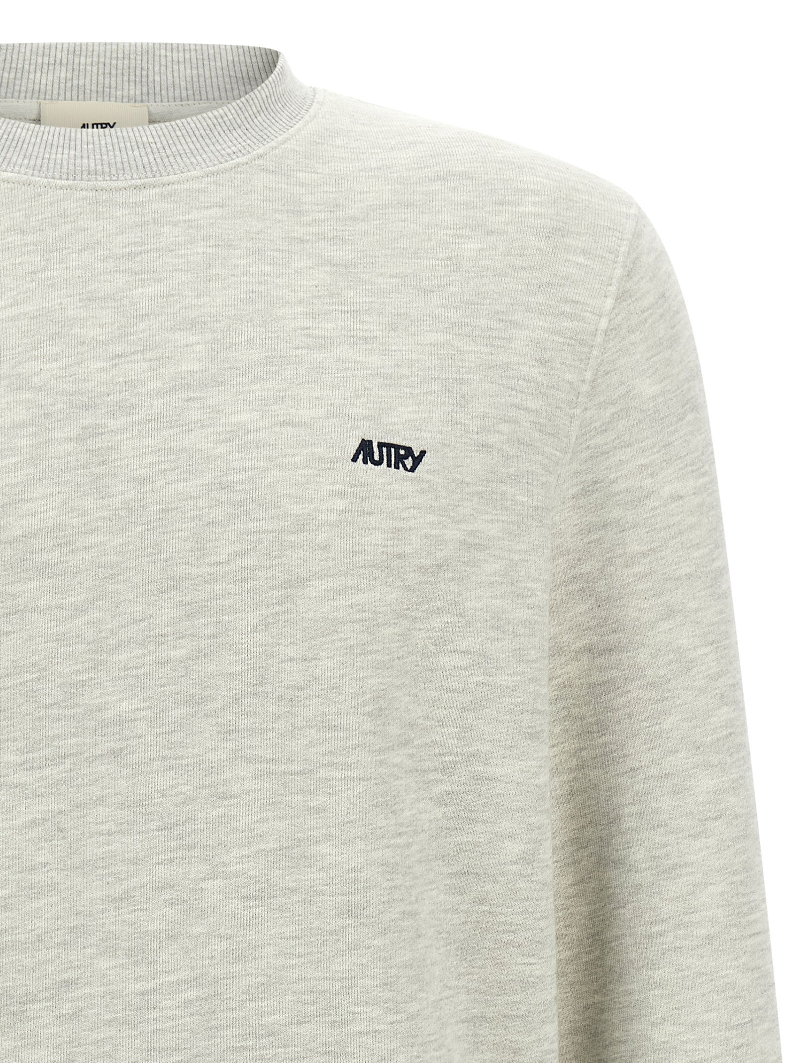 Autry Gray Cotton Sweatshirt