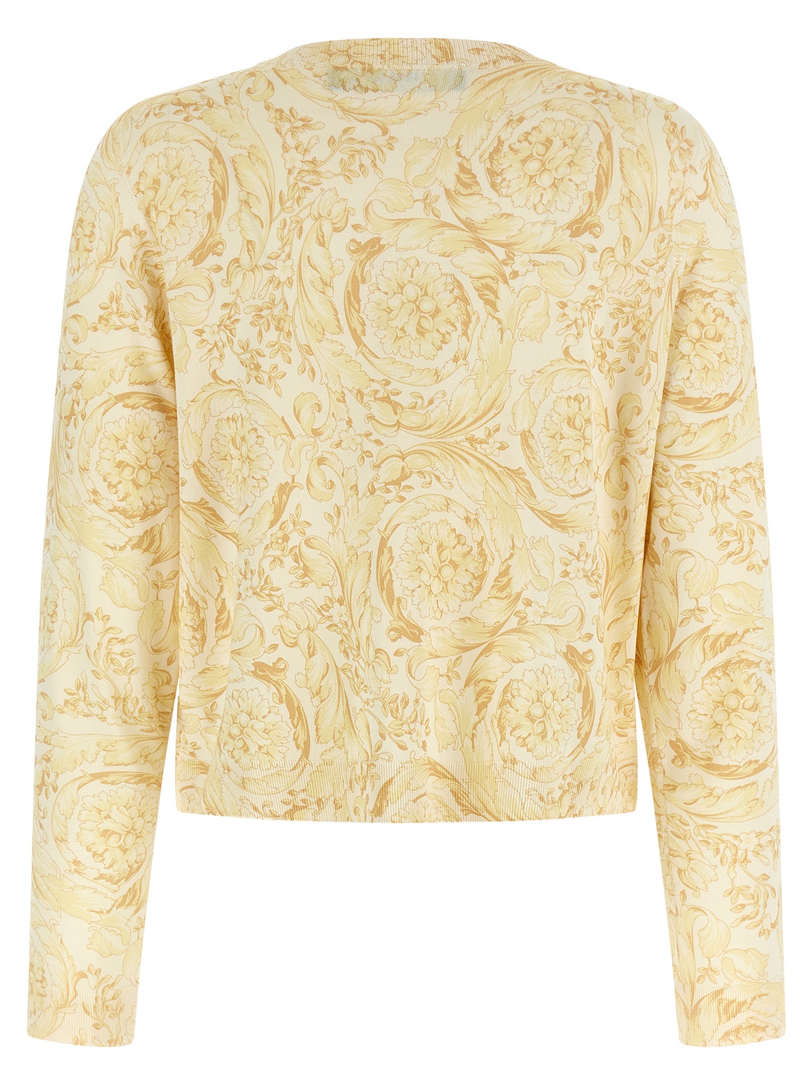 Versace Bicolor Silk Cardigan