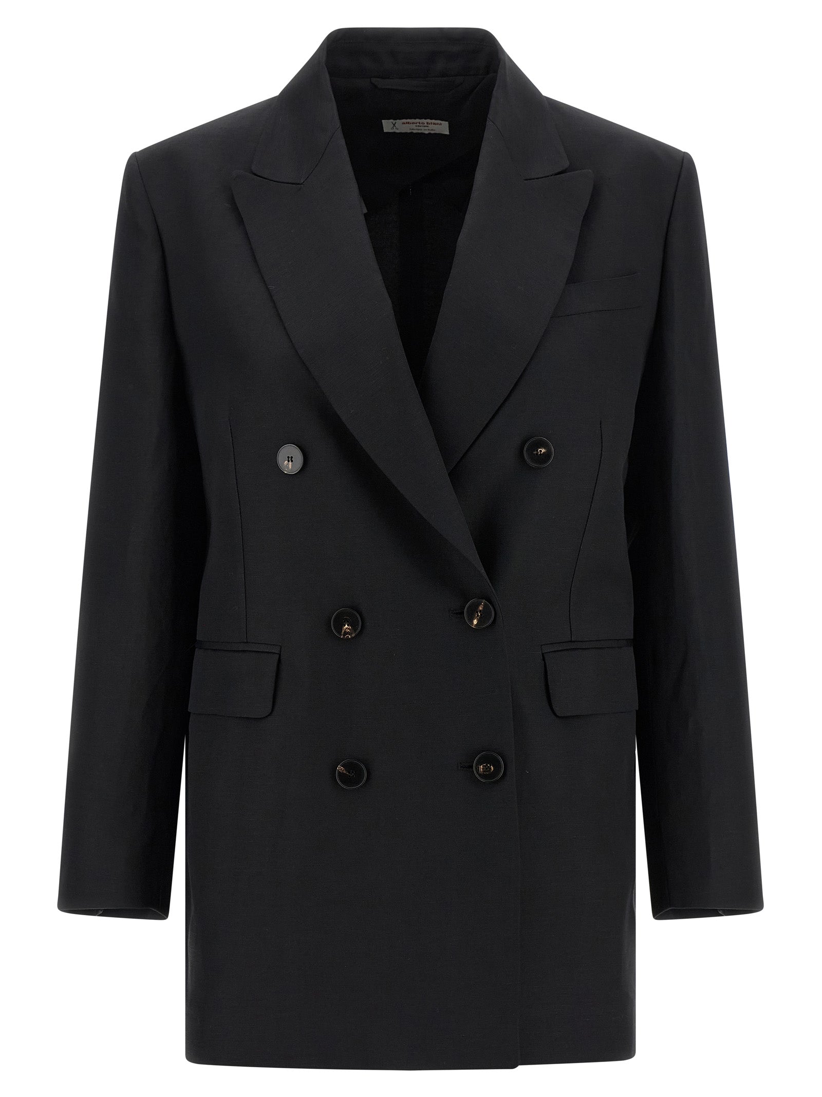 Alberto Biani Black Viscose Blazer