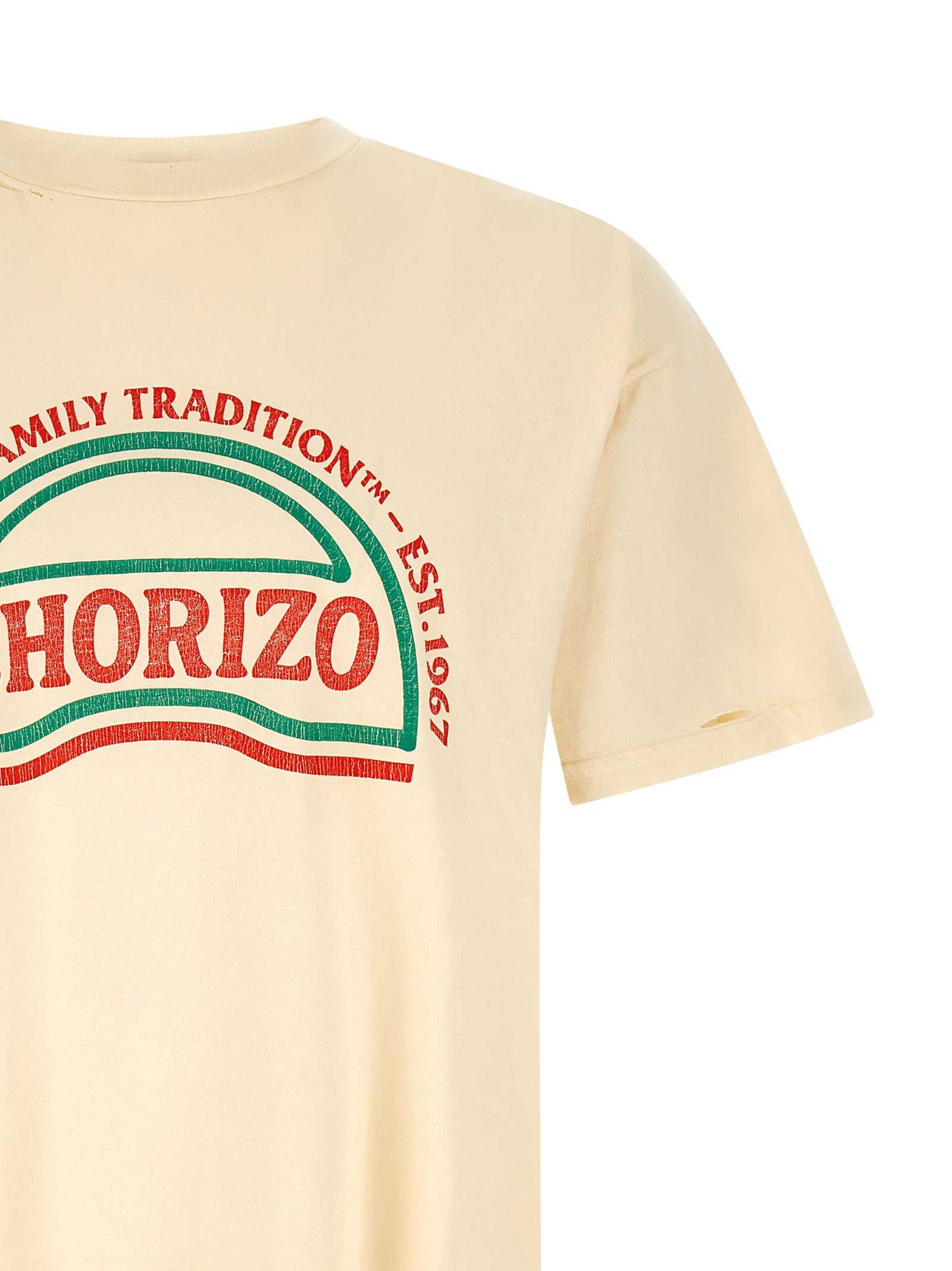 WILLY CHAVARRIA Beige Cotton T-Shirt