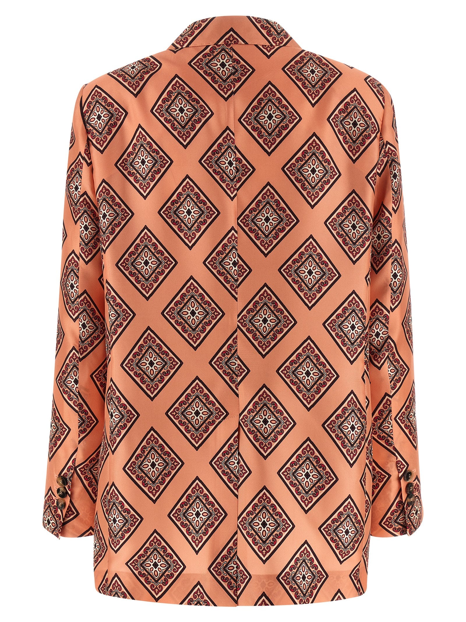 Alberto Biani Multicolor Silk Blazer