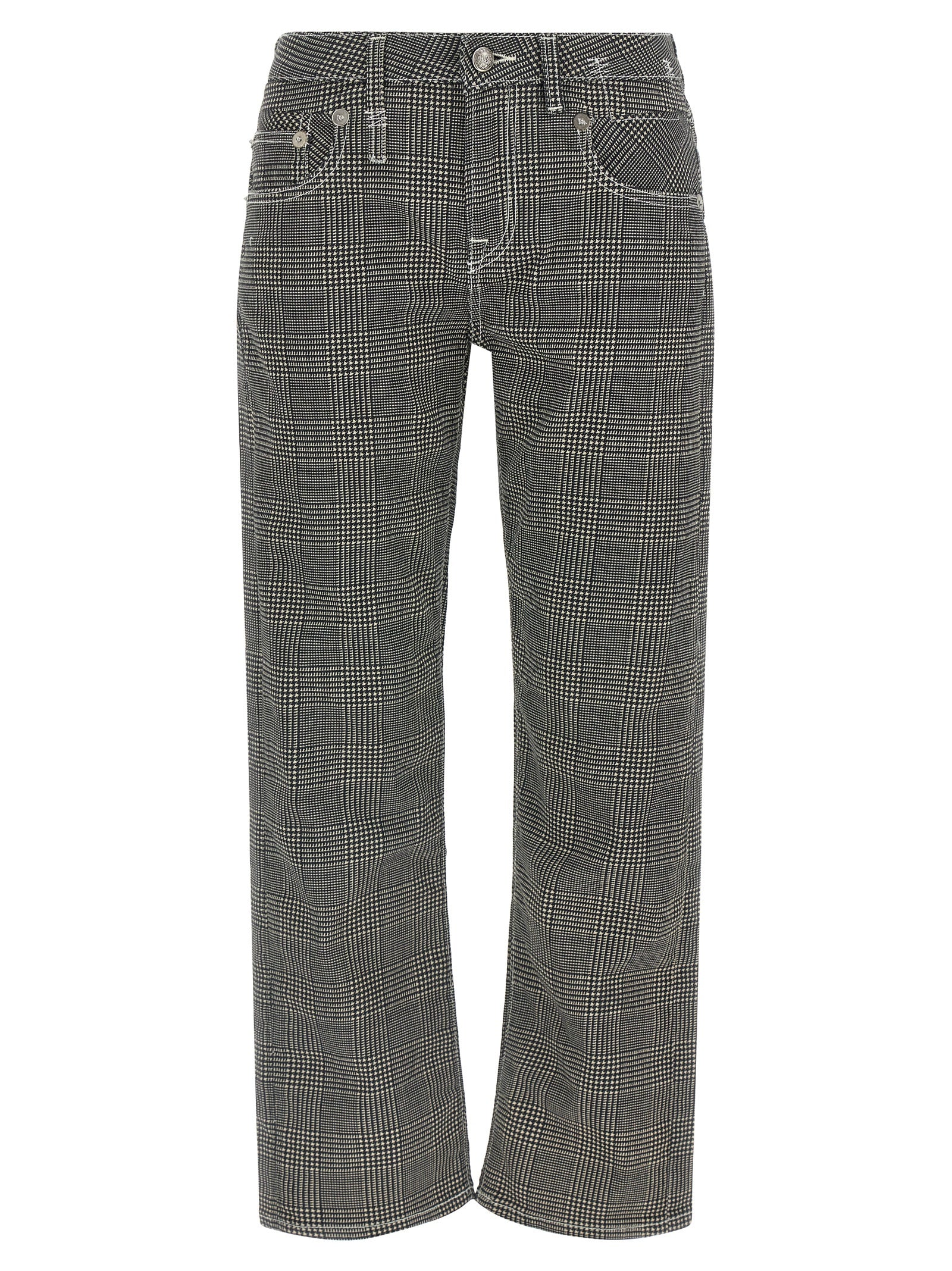 R13 Bicolor Cotton Casual Pants